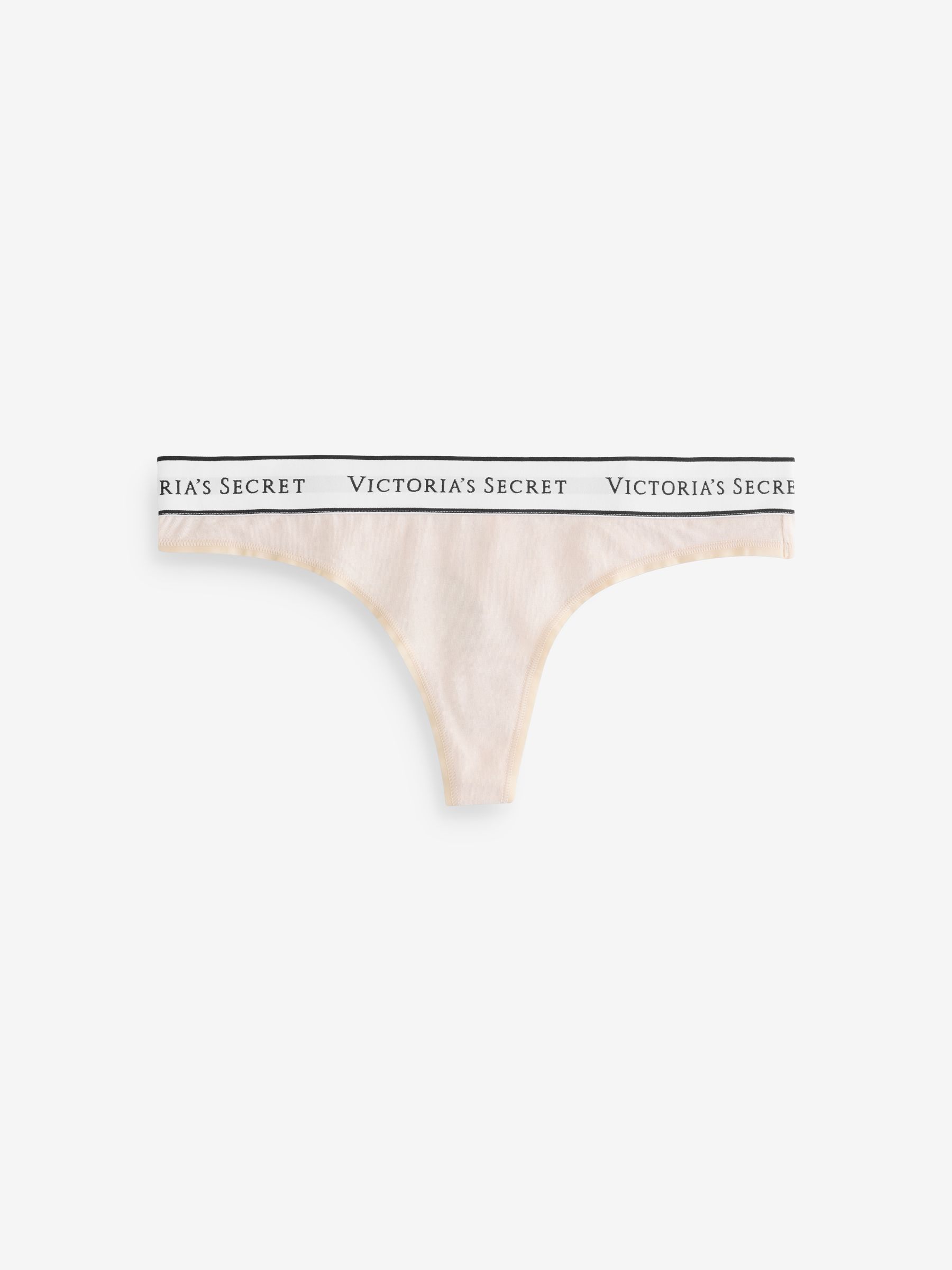 Black/Pink/Nude Thong Logo 4 Pack Knickers - Image 3 of 7