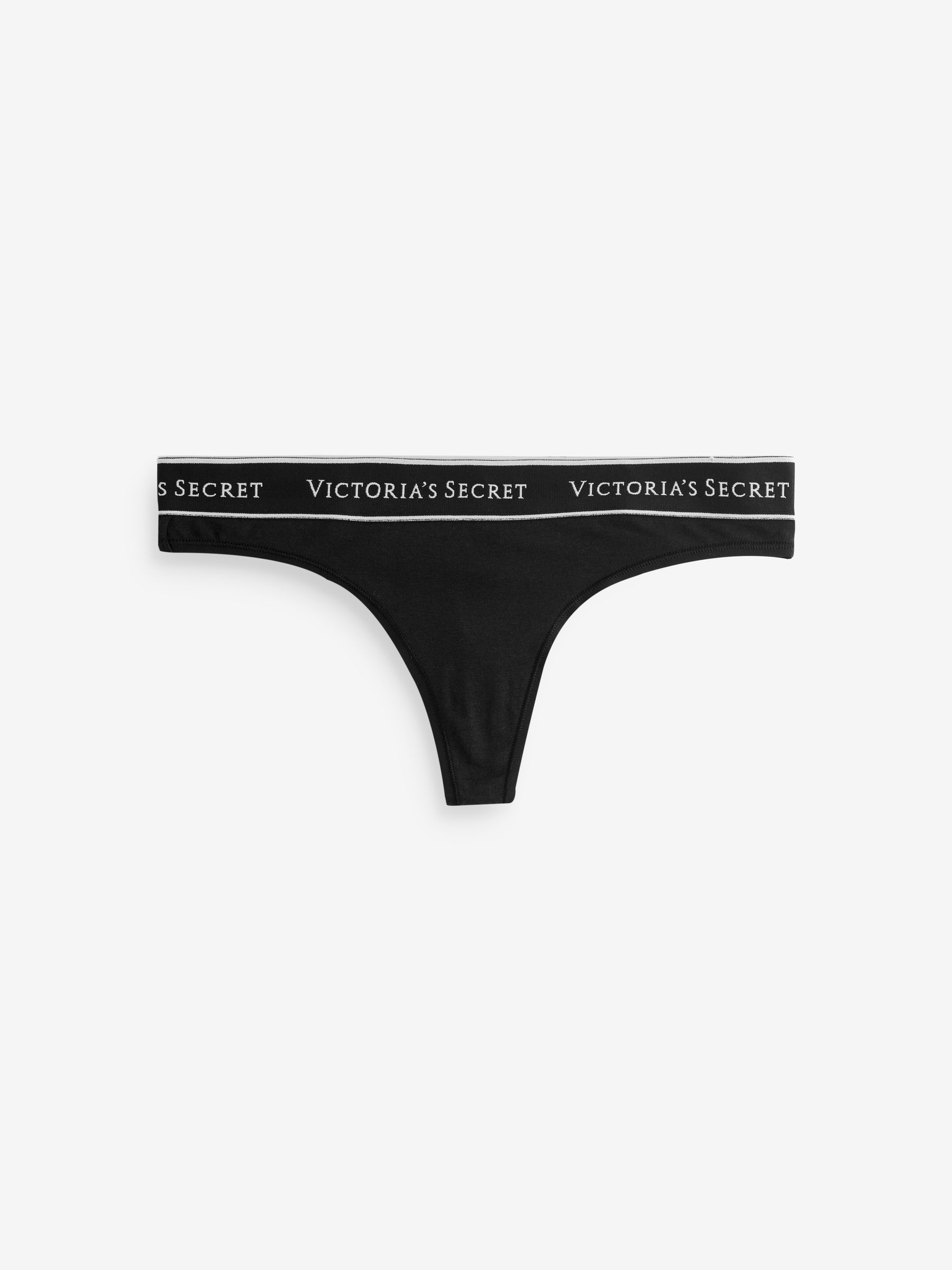 Black/Pink/Nude Thong Logo 4 Pack Knickers - Image 5 of 7