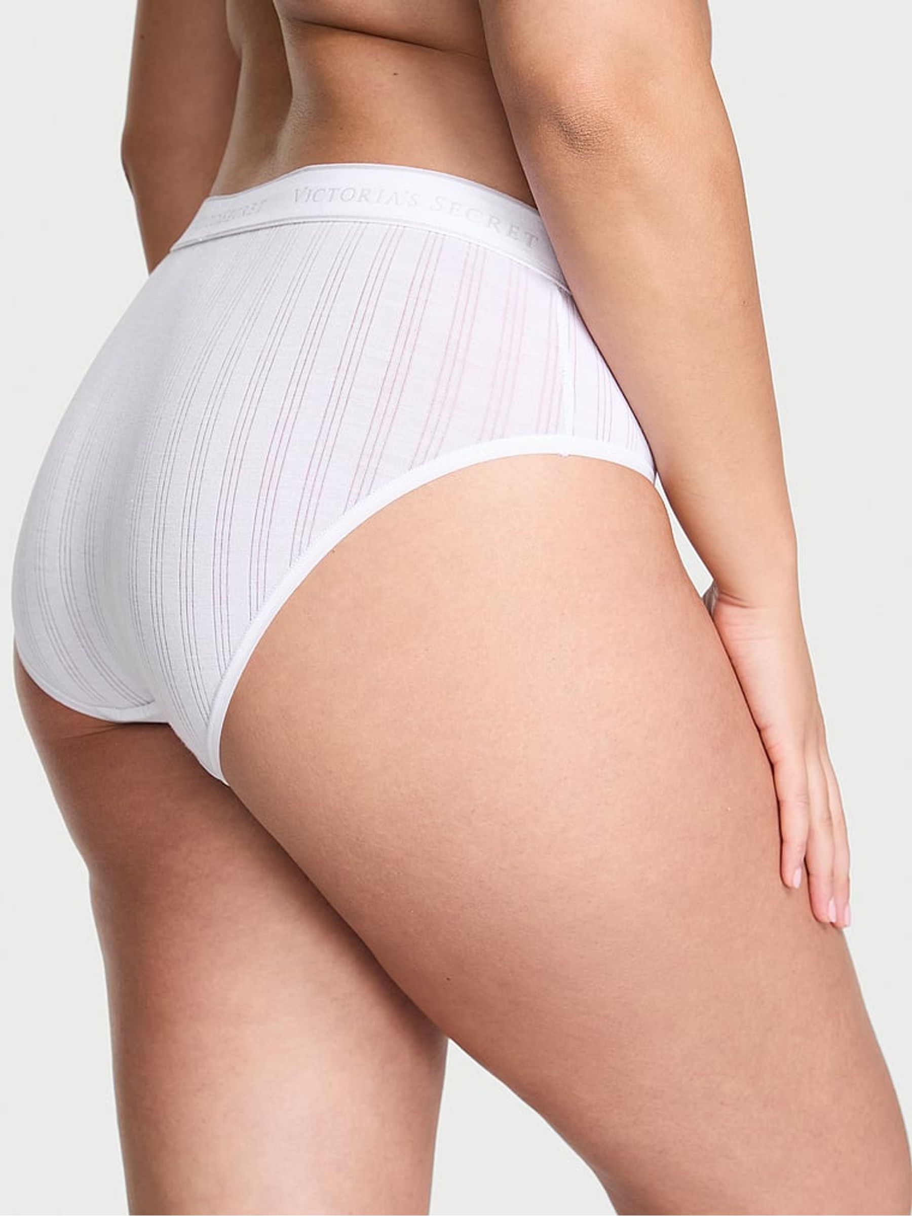 White Hipster Modal Logo Knickers - Image 2 of 3
