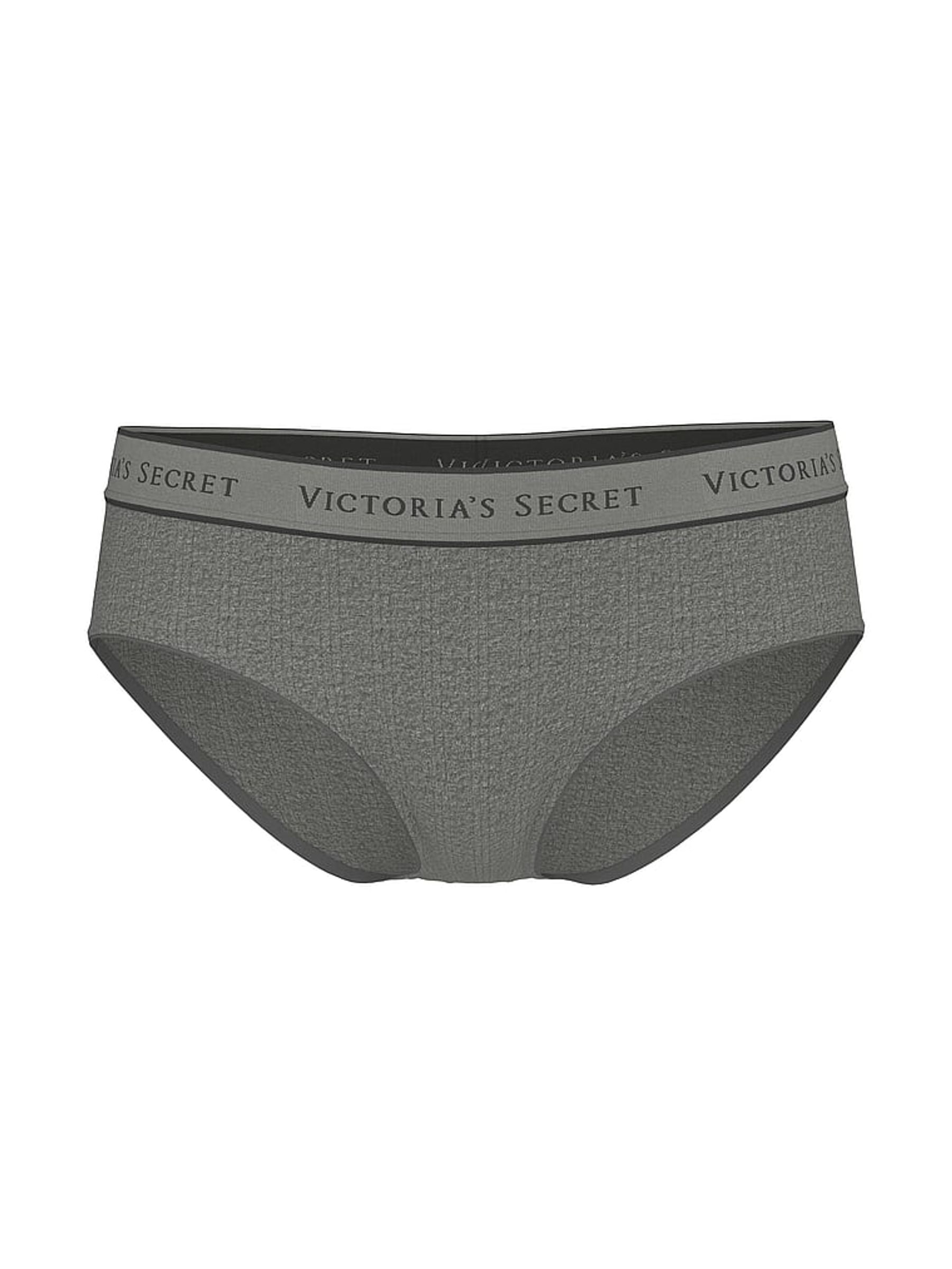 Anthracite Heather Grey Hipster Modal Logo Knickers - Image 3 of 3