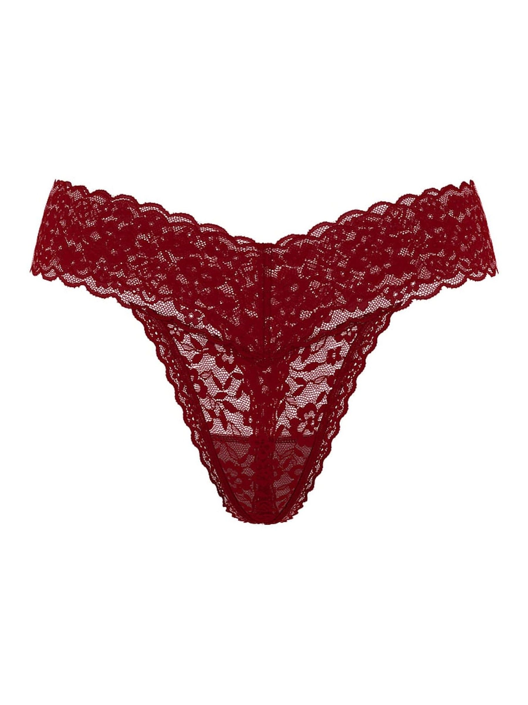 Red Lacquer Thong Knickers - Image 3 of 4