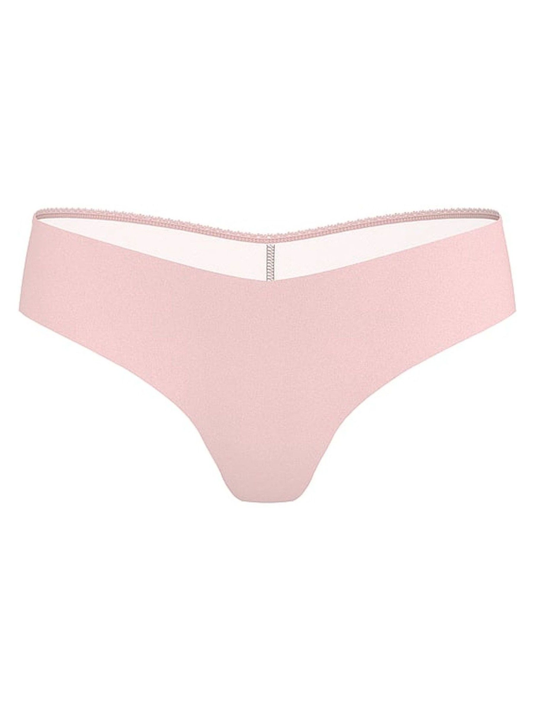 Angel Pink Thong Sheer Logo Knickers - Image 3 of 3