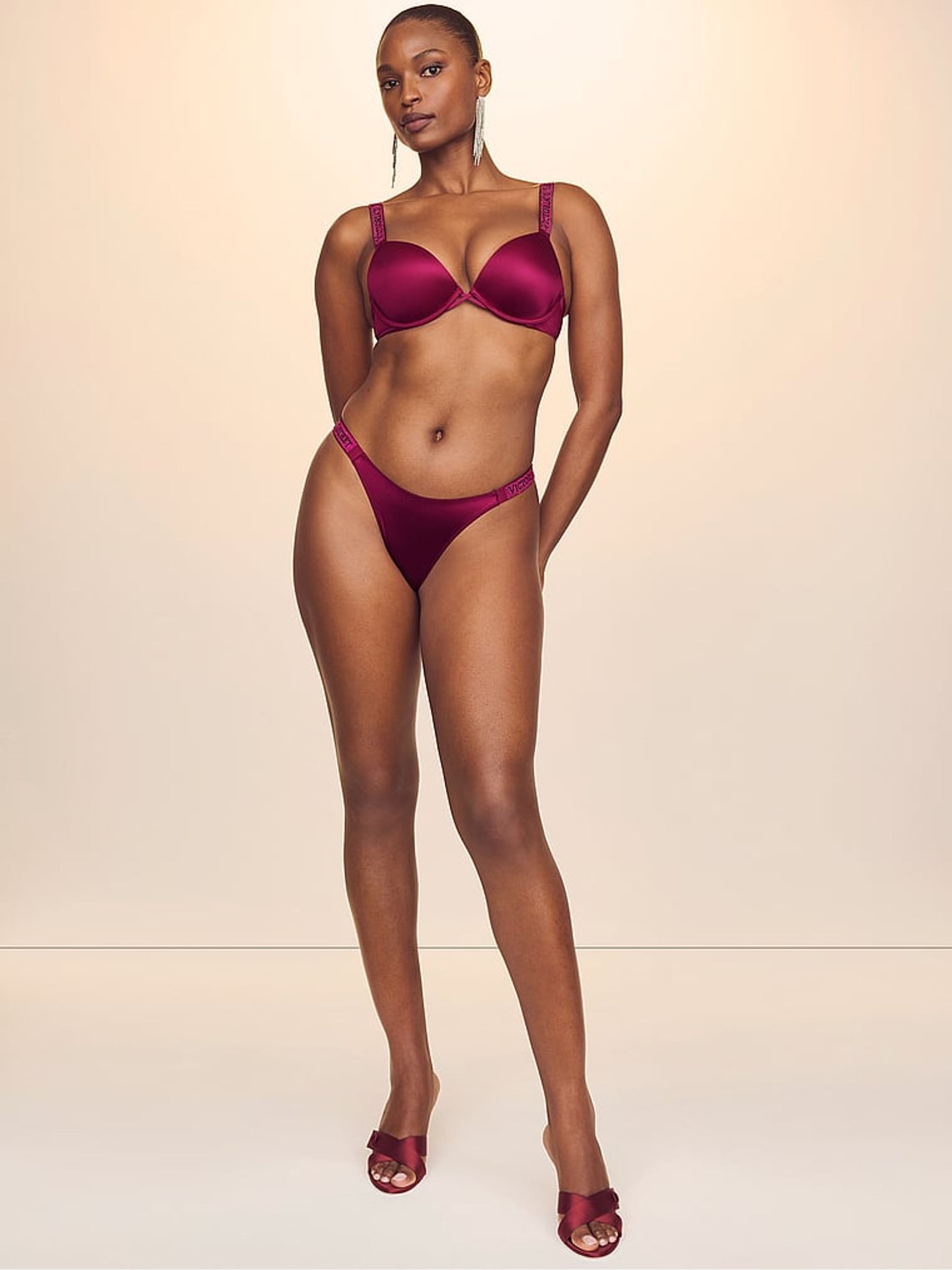 Fresh Jam Purple Push Up Shine Strap Bra - Image 3 of 3