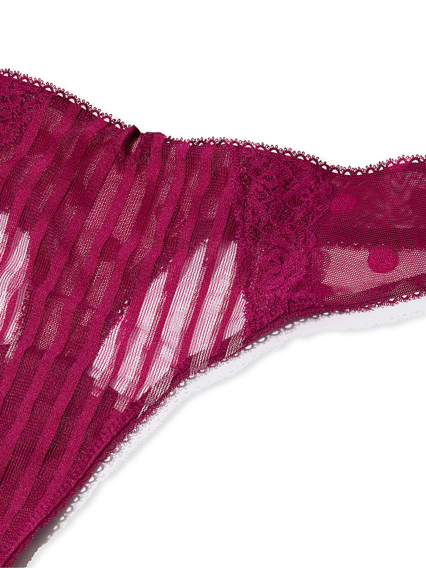 Fresh Jam Purple Thong Sheer Knickers - Image 4 of 4