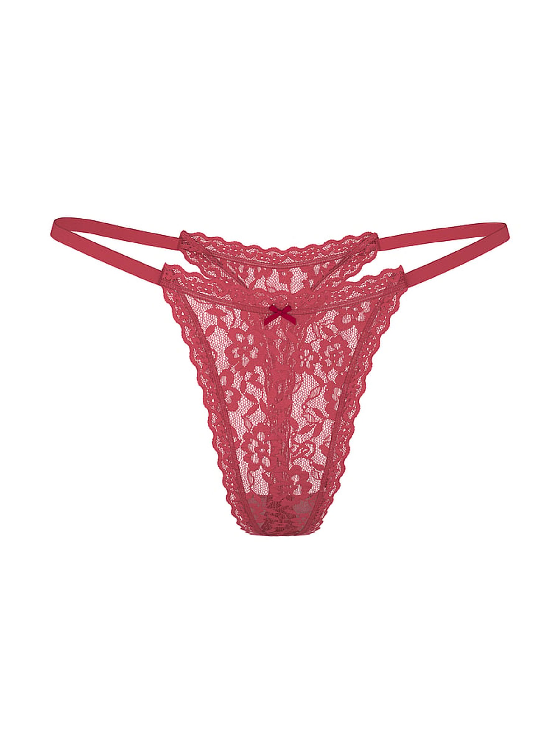 Seductive Rose Pink Shanghai Thong Knickers - Image 3 of 4