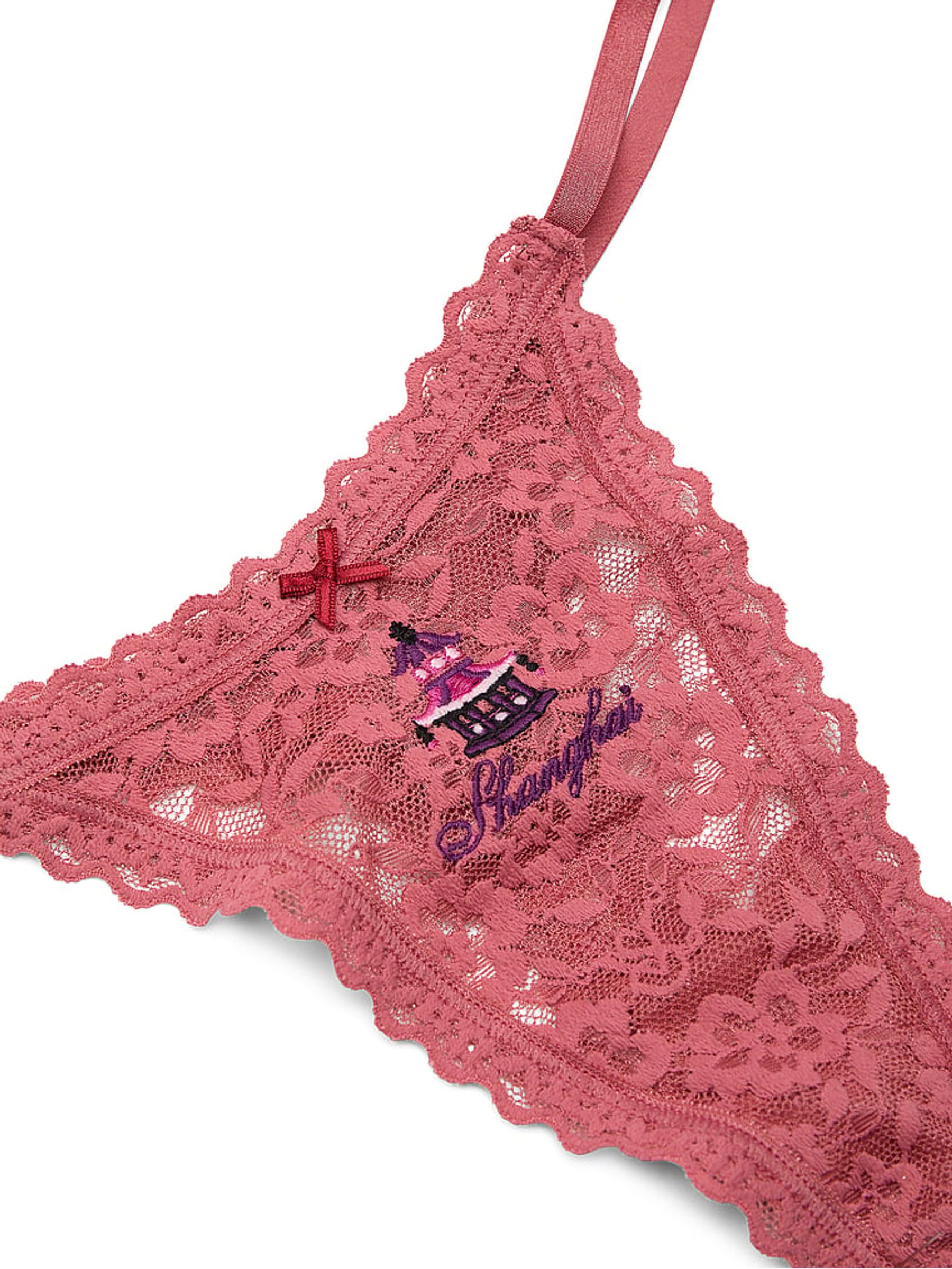 Seductive Rose Pink Shanghai Thong Knickers - Image 4 of 4