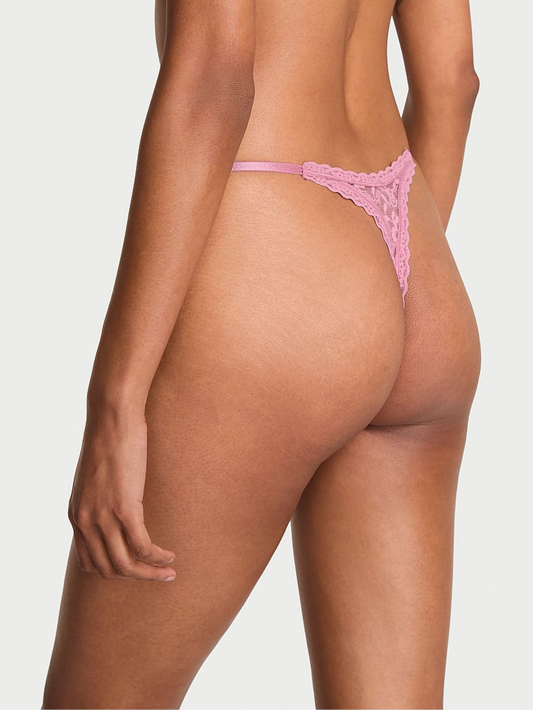 Lilac Pink Tokyo Thong Knickers - Image 2 of 3