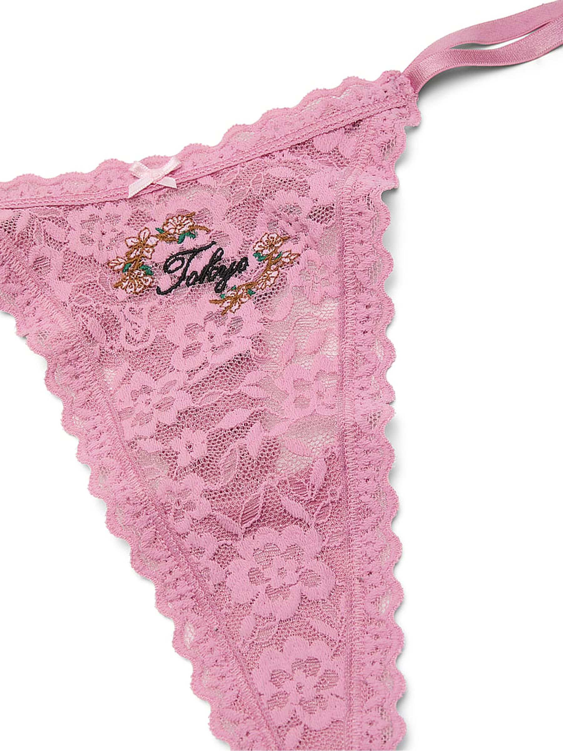 Lilac Pink Tokyo Thong Knickers - Image 3 of 3