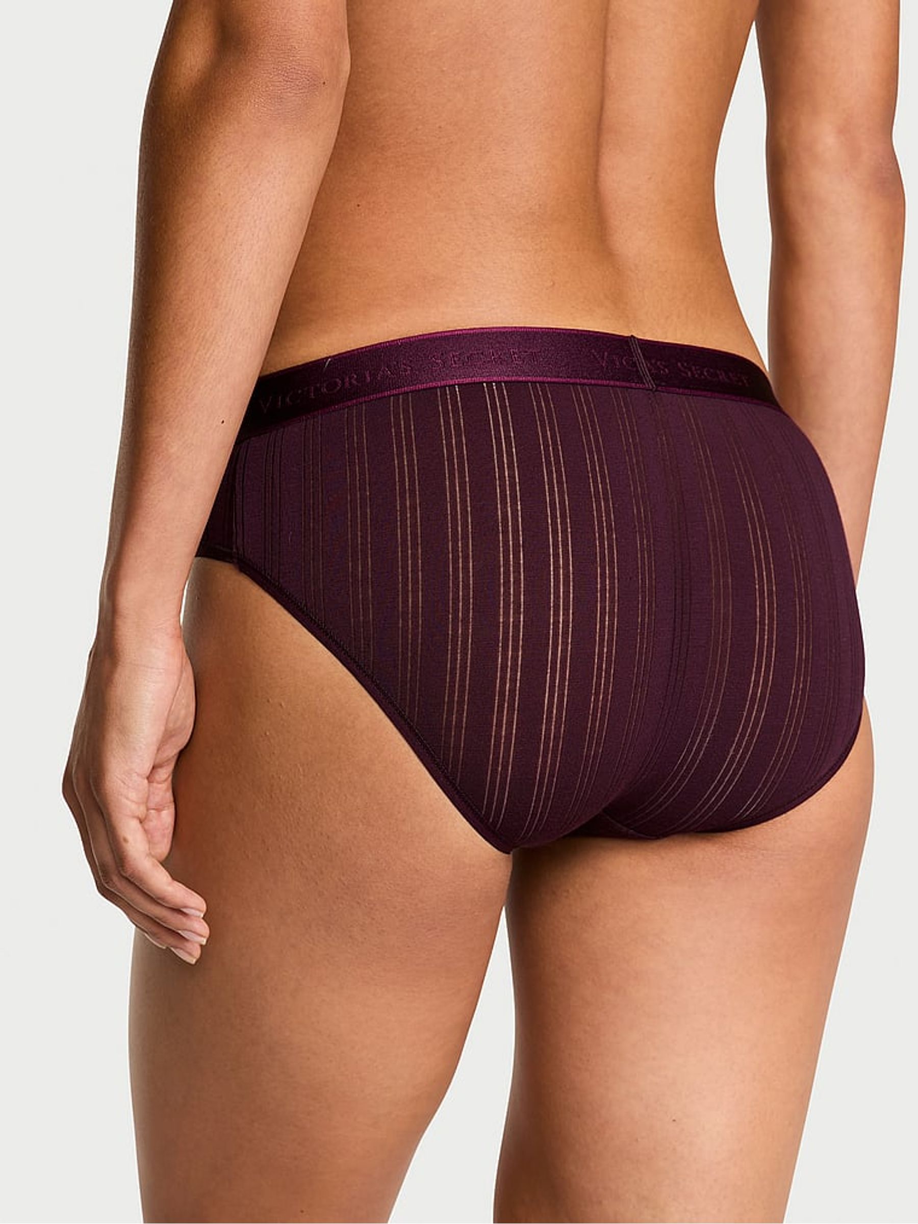 Winter Wine Purple Hipster Modal Logo Knickers - Image 2 of 3