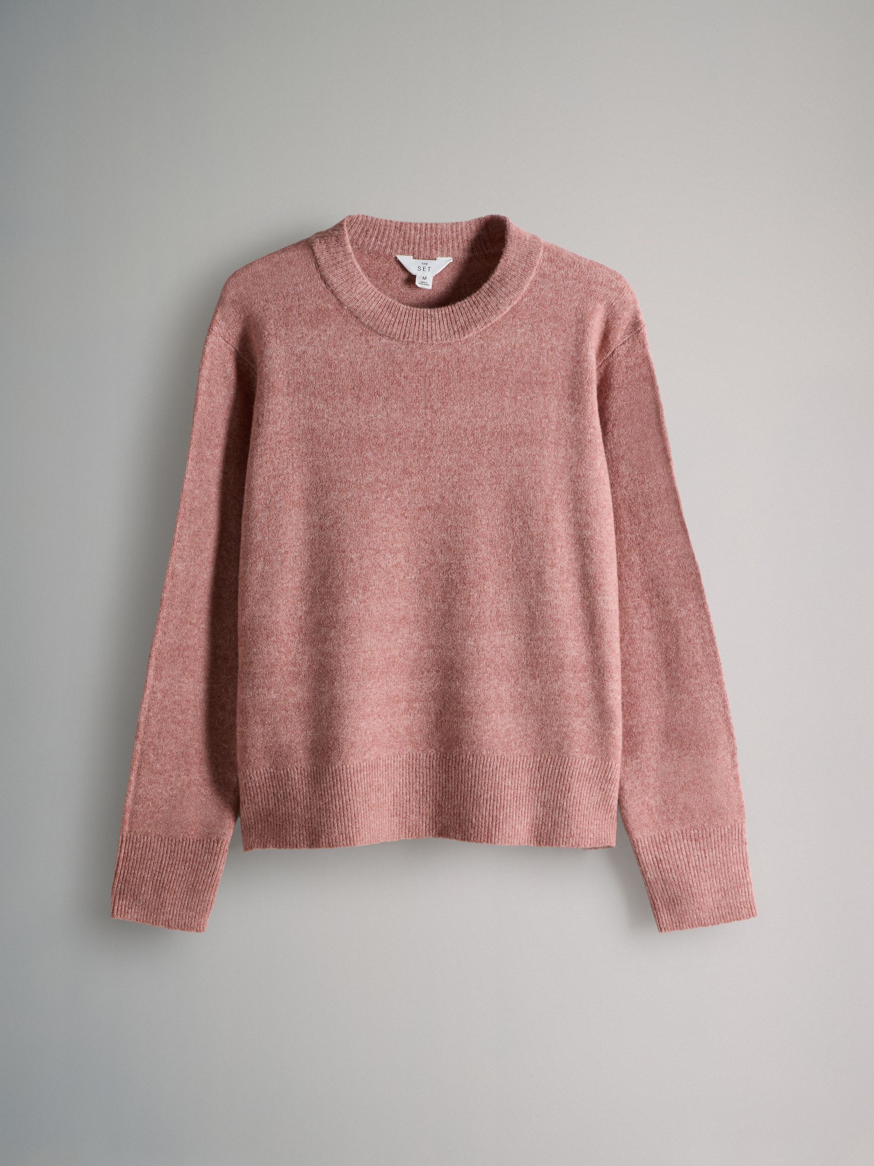 3 Pack Crew Neck Knitted Jumpers with Wool - Image 3 of 6