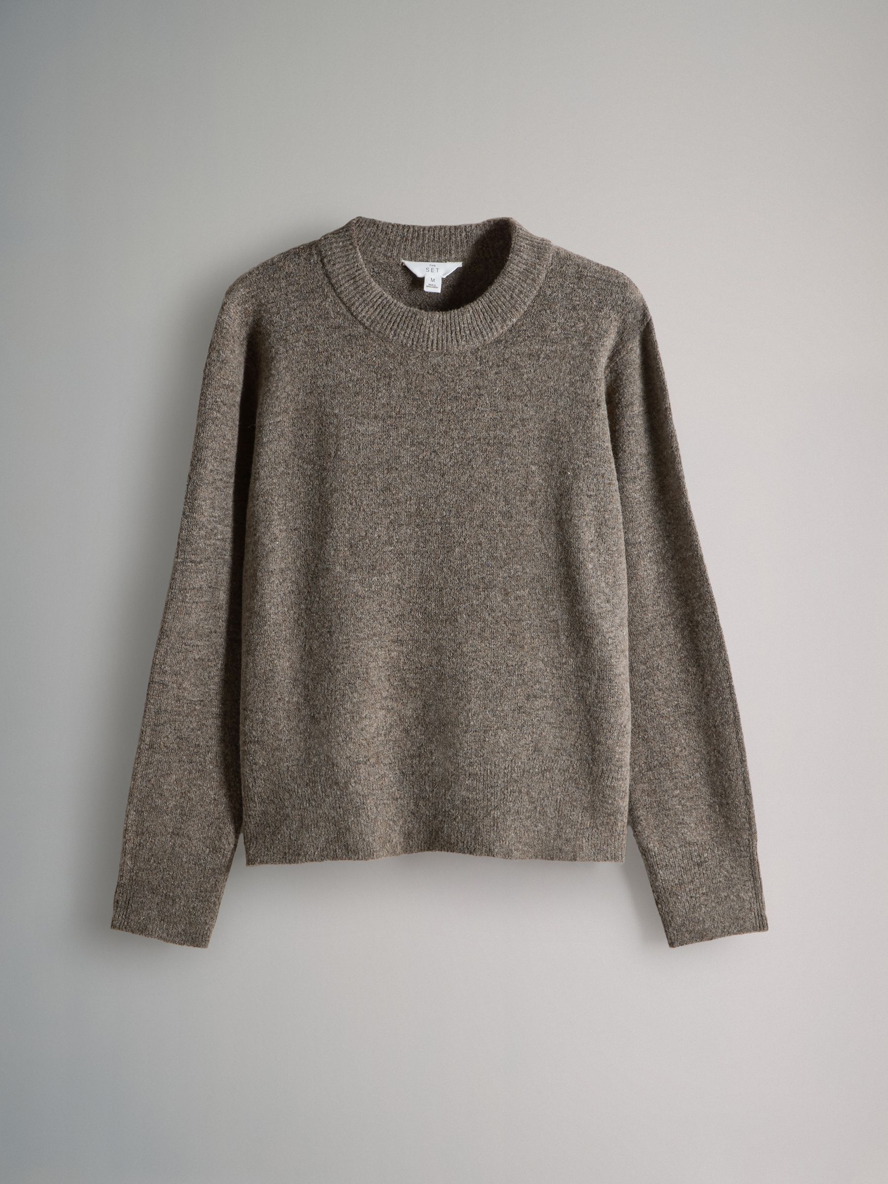 3 Pack Crew Neck Knitted Jumpers with Wool - Image 4 of 6