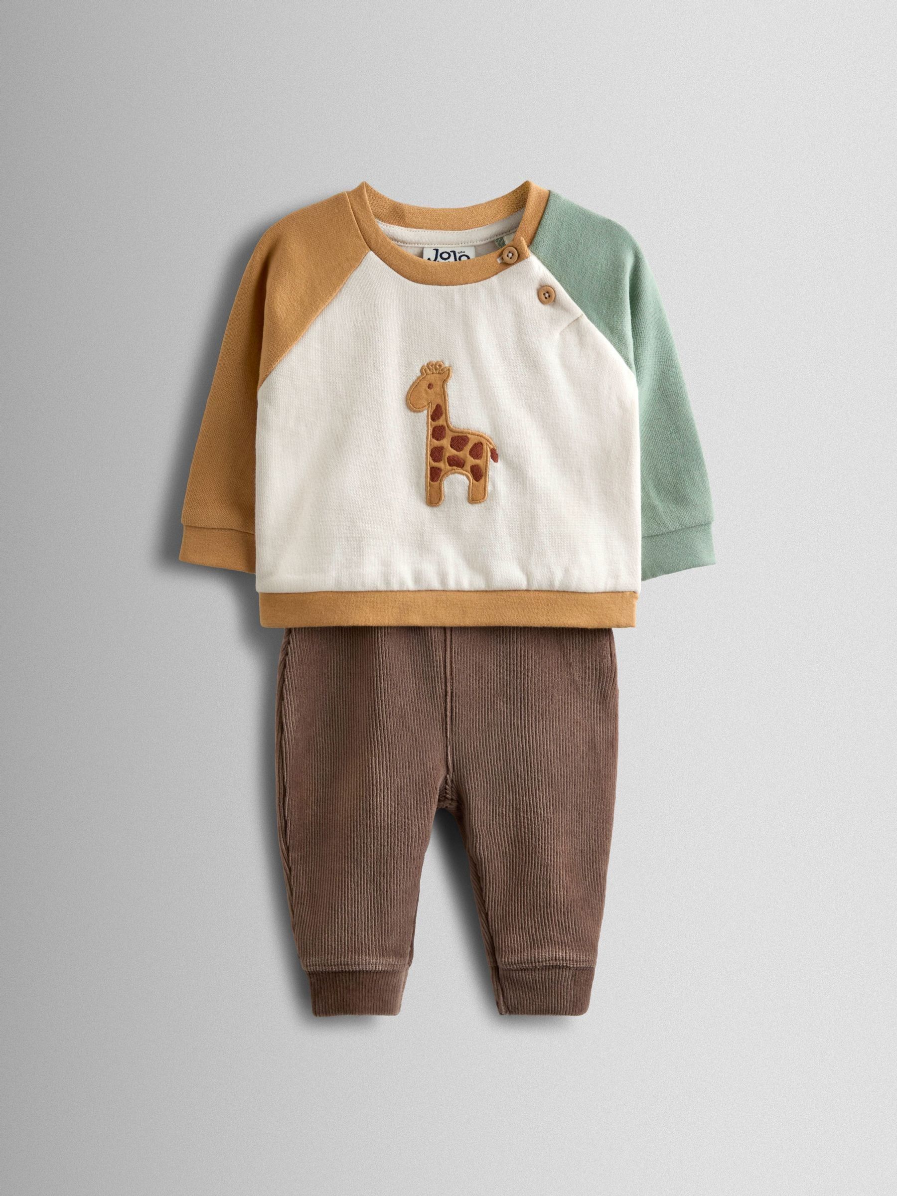 Cream Sweatshirt & Leggings Set - Image 1 of 6 Cream Sweatshirt & Leggings Set - Image 1 of 6