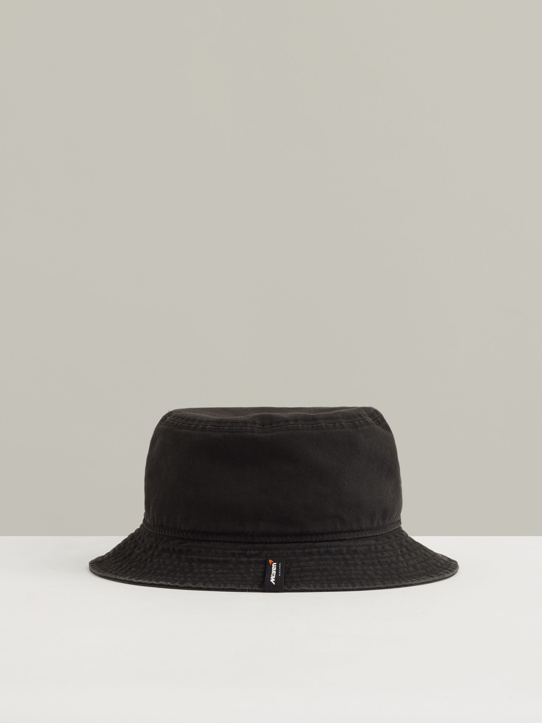 Unisex Fit McLaren Racing Cotton Bucket Hat in Black - Image 4 of 5
