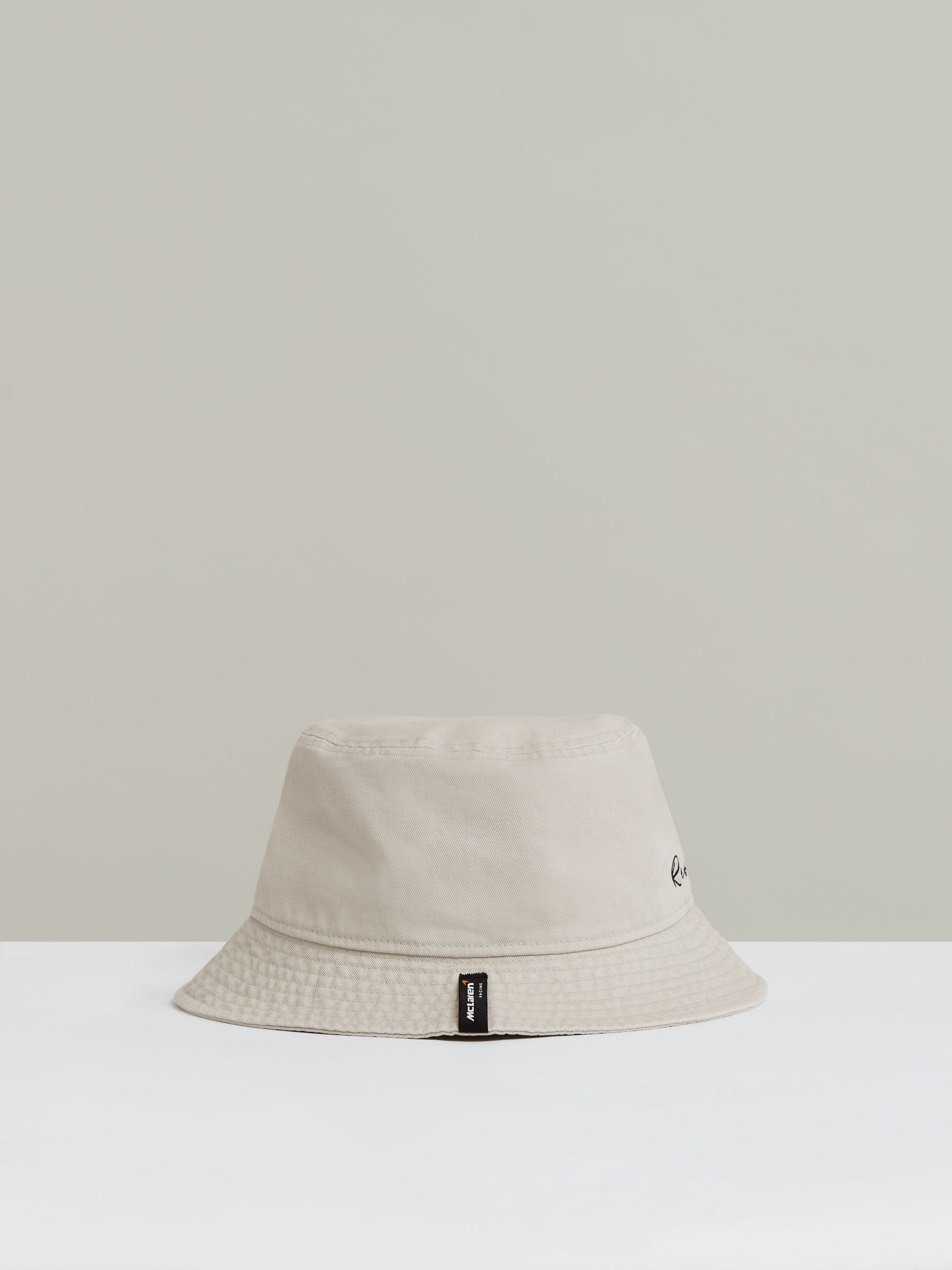 Unisex Fit McLaren Racing Cotton Bucket Hat in Stone - image 3