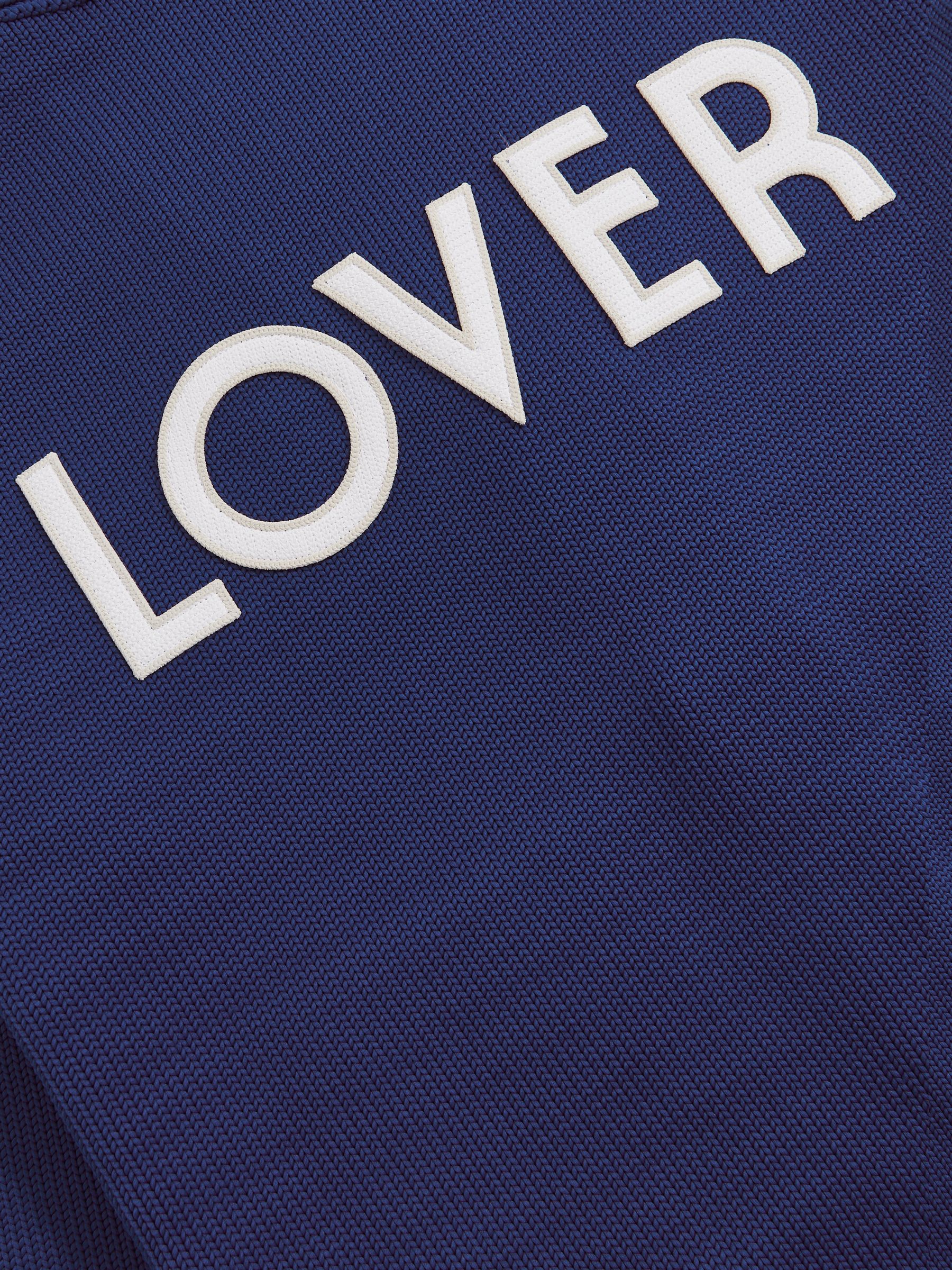 Reiss | Tom Daley Lover Knit Cardigan in Navy Blue - Image 5 of 5