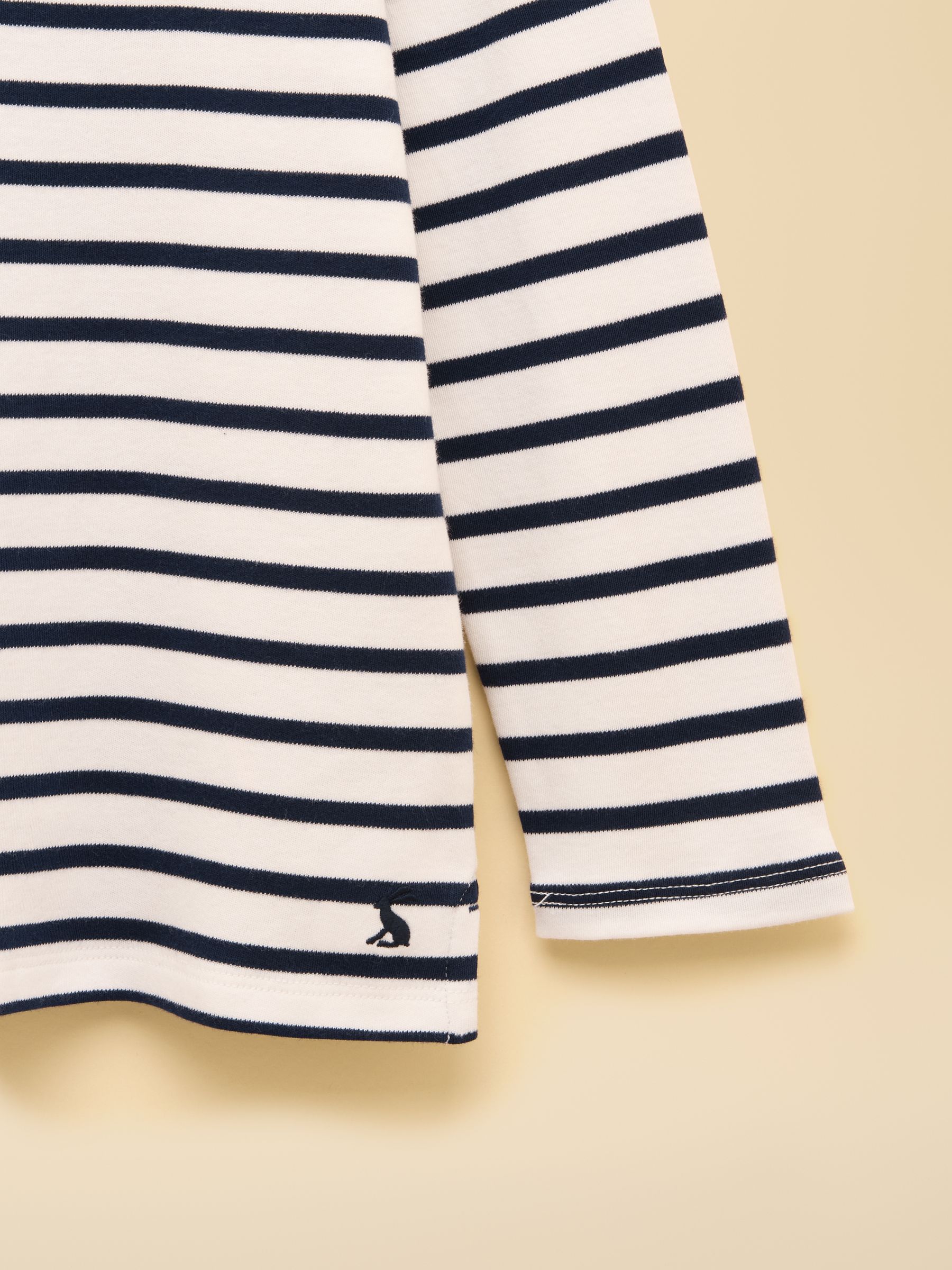 Girls' Harbour Navy Blue Long Sleeve Jersey Top - Image 3 of 4