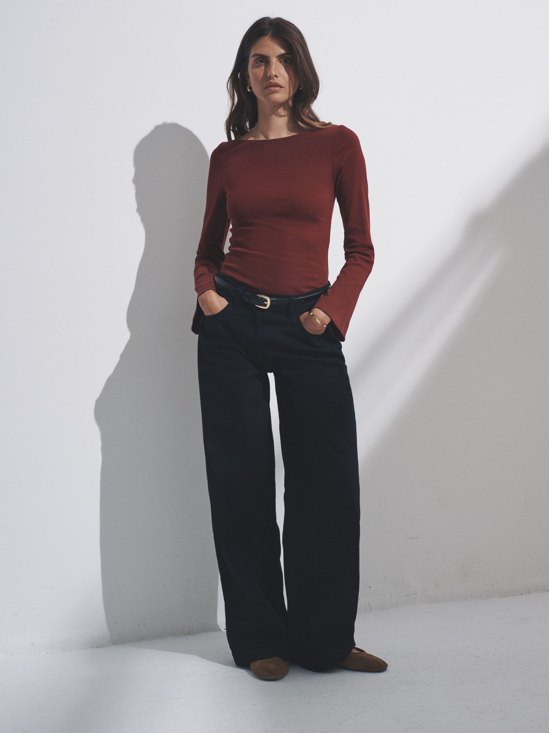 2 Pack Low Rise Wide Leg Denim Jeans - Image 4 of 10