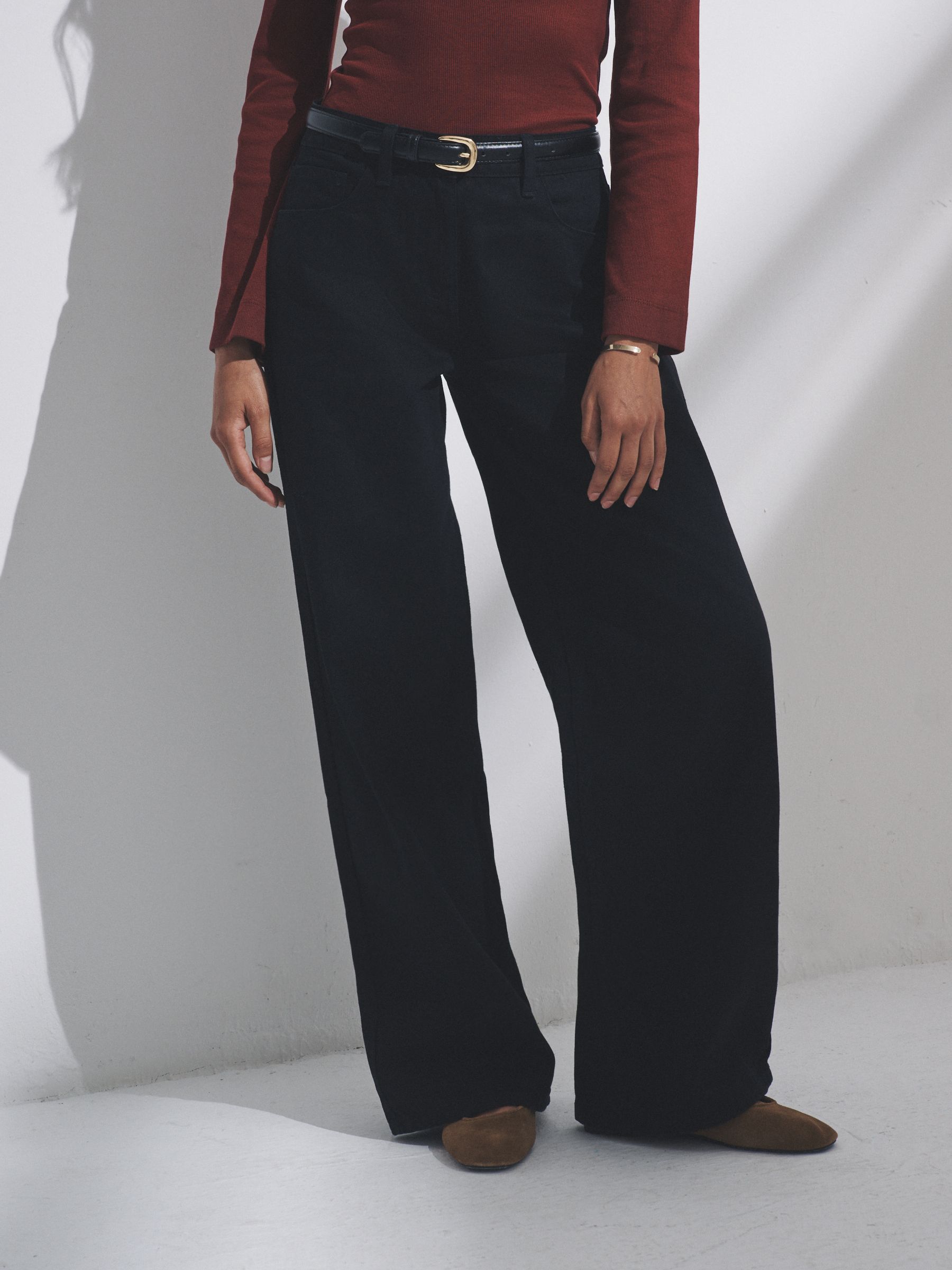 2 Pack Low Rise Wide Leg Denim Jeans - Image 5 of 10