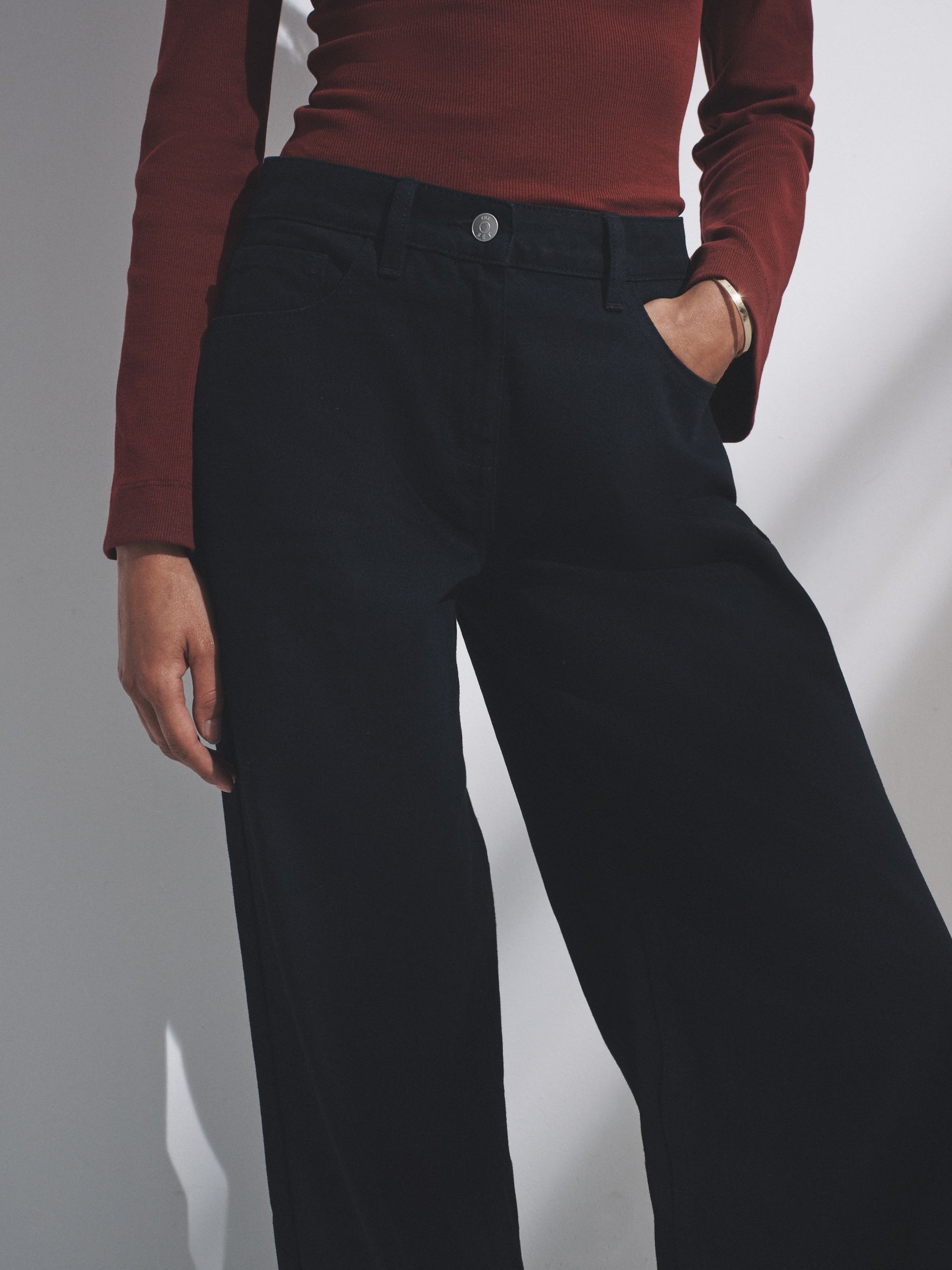 2 Pack Low Rise Wide Leg Denim Jeans - Image 6 of 10