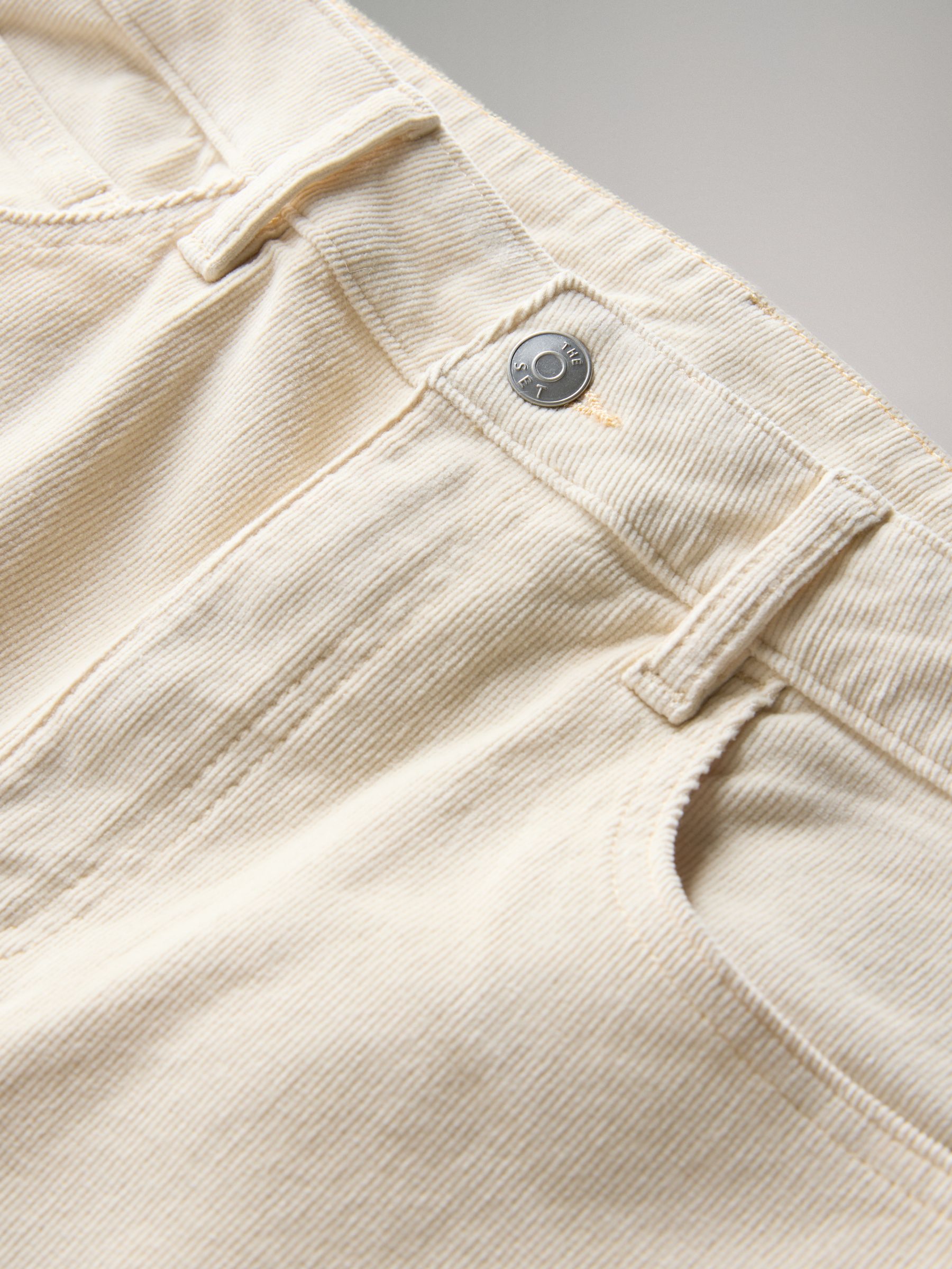 2 Pack Cord Wide Leg Jeans Cream/Black - Image 5 of 5 2 Pack Cord Wide Leg Jeans Cream/Black - Image 5 of 5