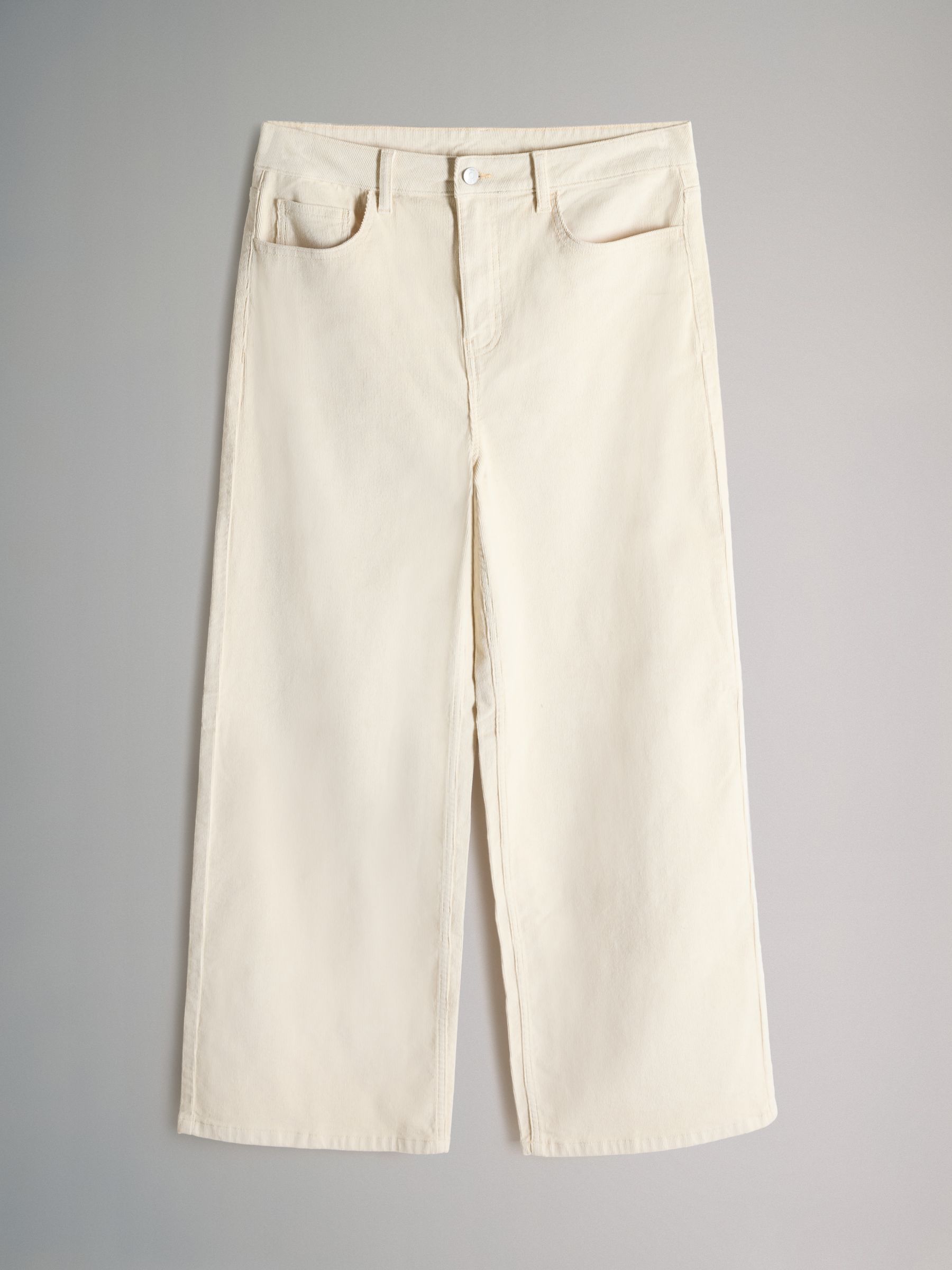 Cream/Black 2 Pack Cord Wide Leg Jeans - Image 7 of 10