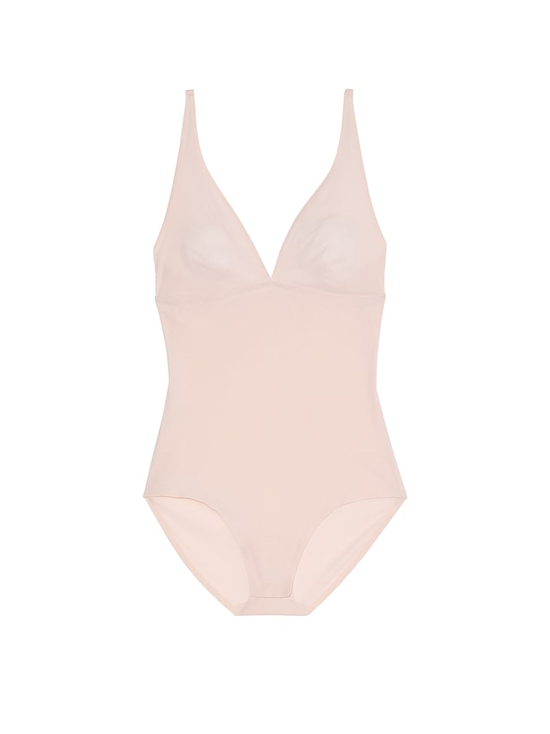 Glaze Nude Shaping SheerSmoothing™ Plunge Bodysuit - Image 3 of 3