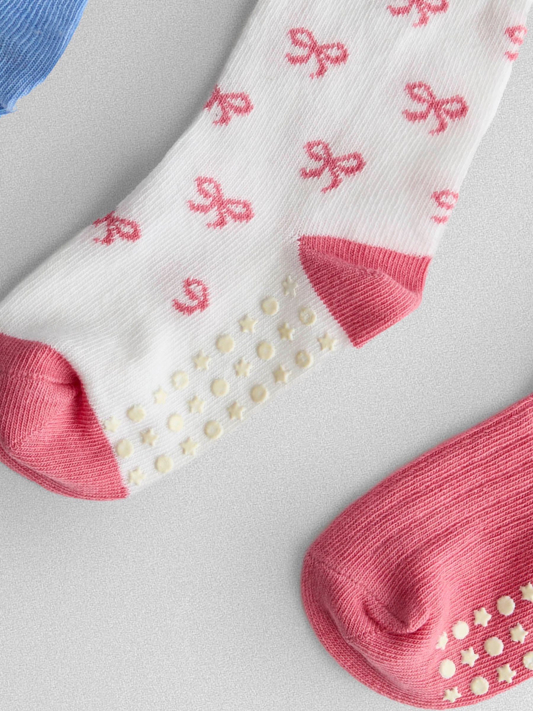 Pink Bow 3-Pack Socks - Image 3 of 3