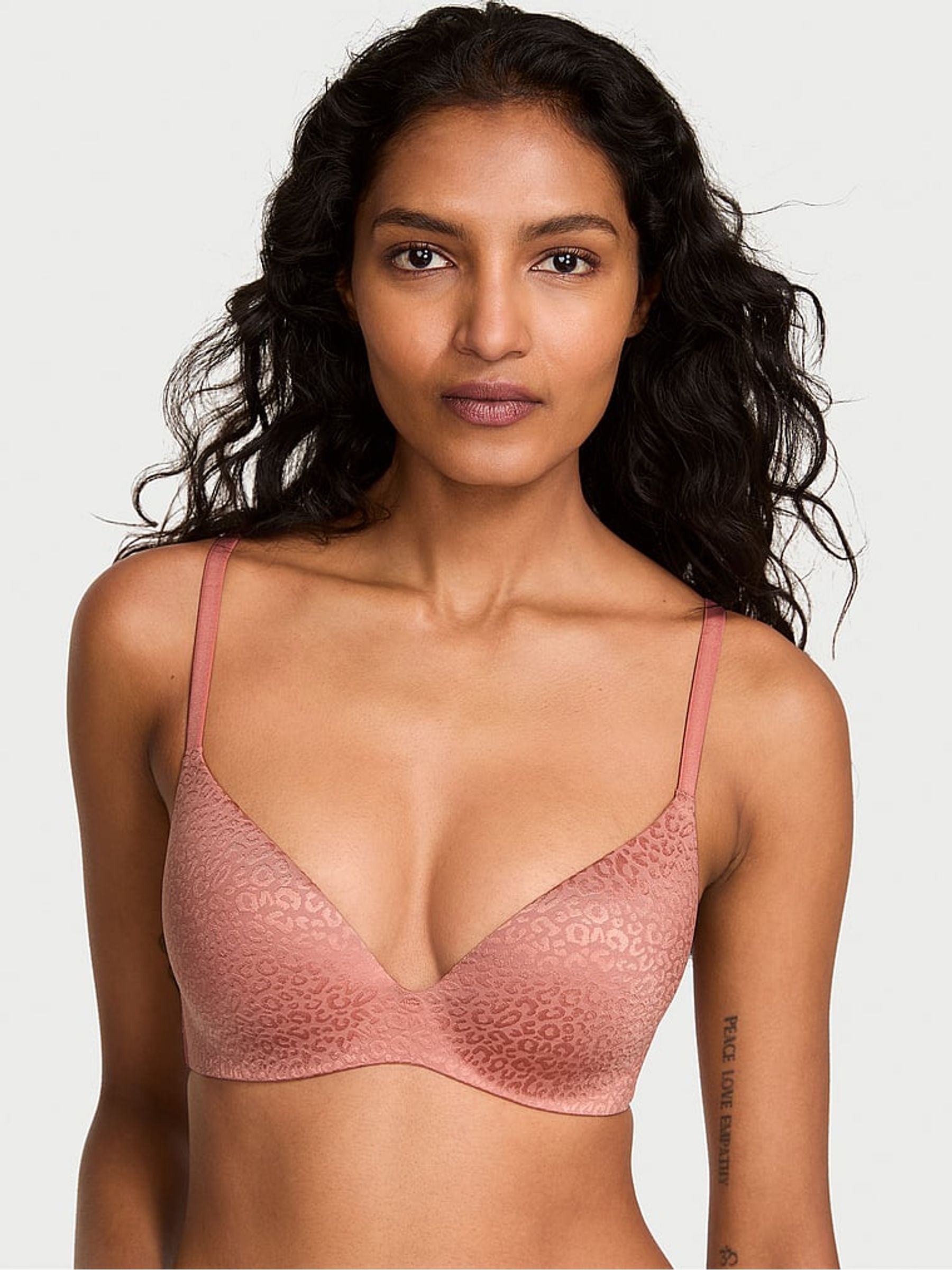 Desert Blush Nude Lightly Lined Demi Flexfactor Bra - Image 1 of 5