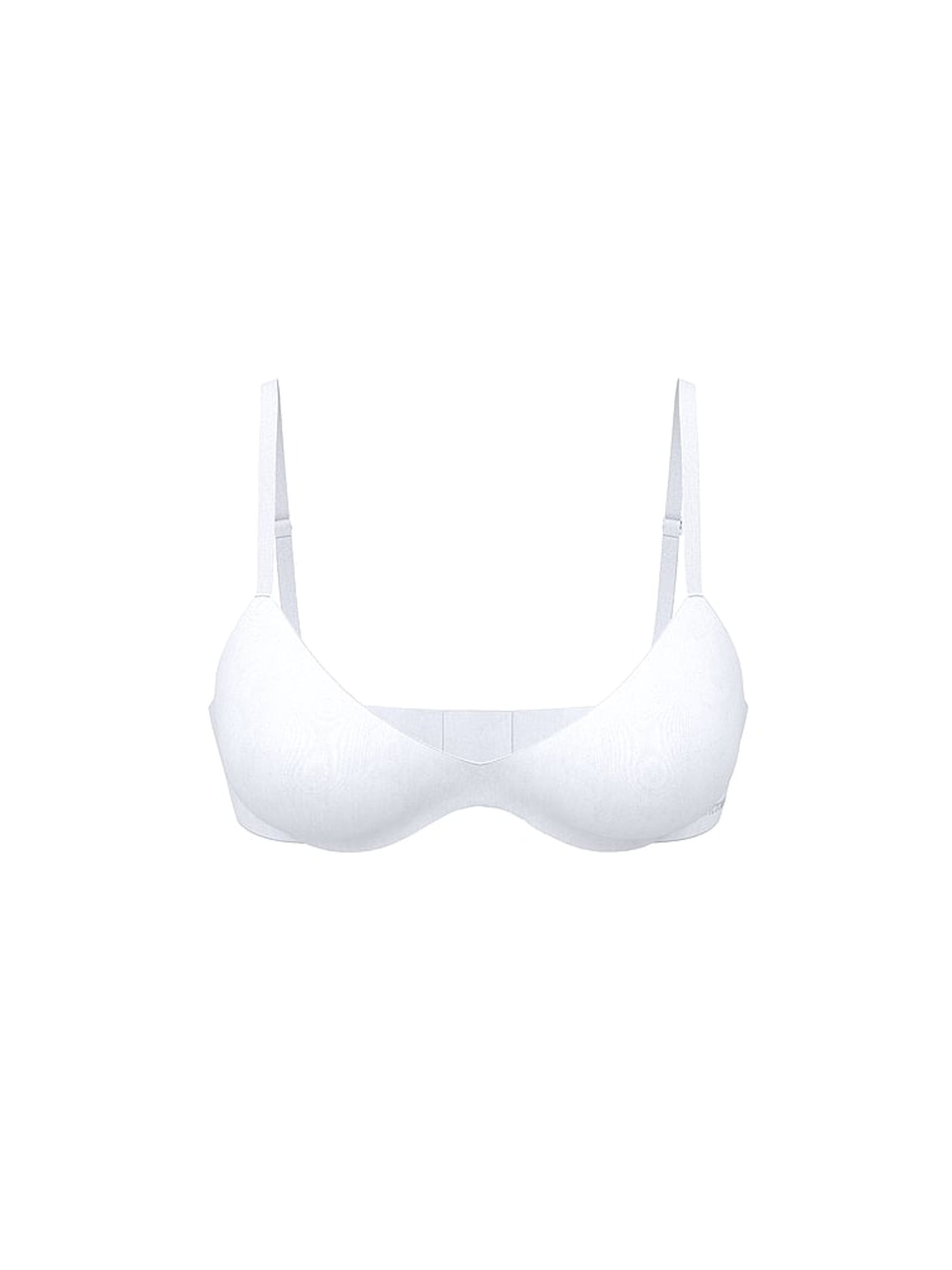 White Lightly Lined Demi Flexfactor Bra - Image 3 of 3
