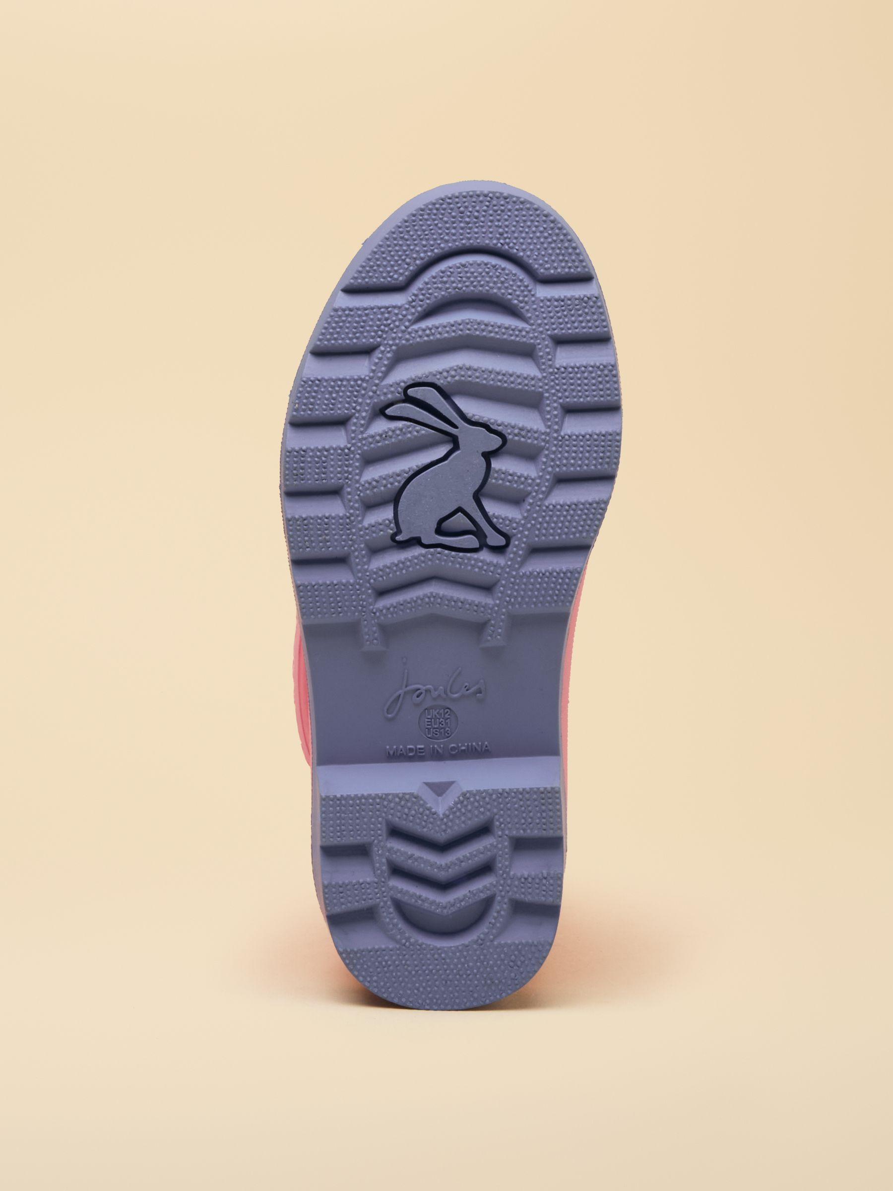 Kids' Pink/Blue Colourblock Wellies - Image 4 of 6