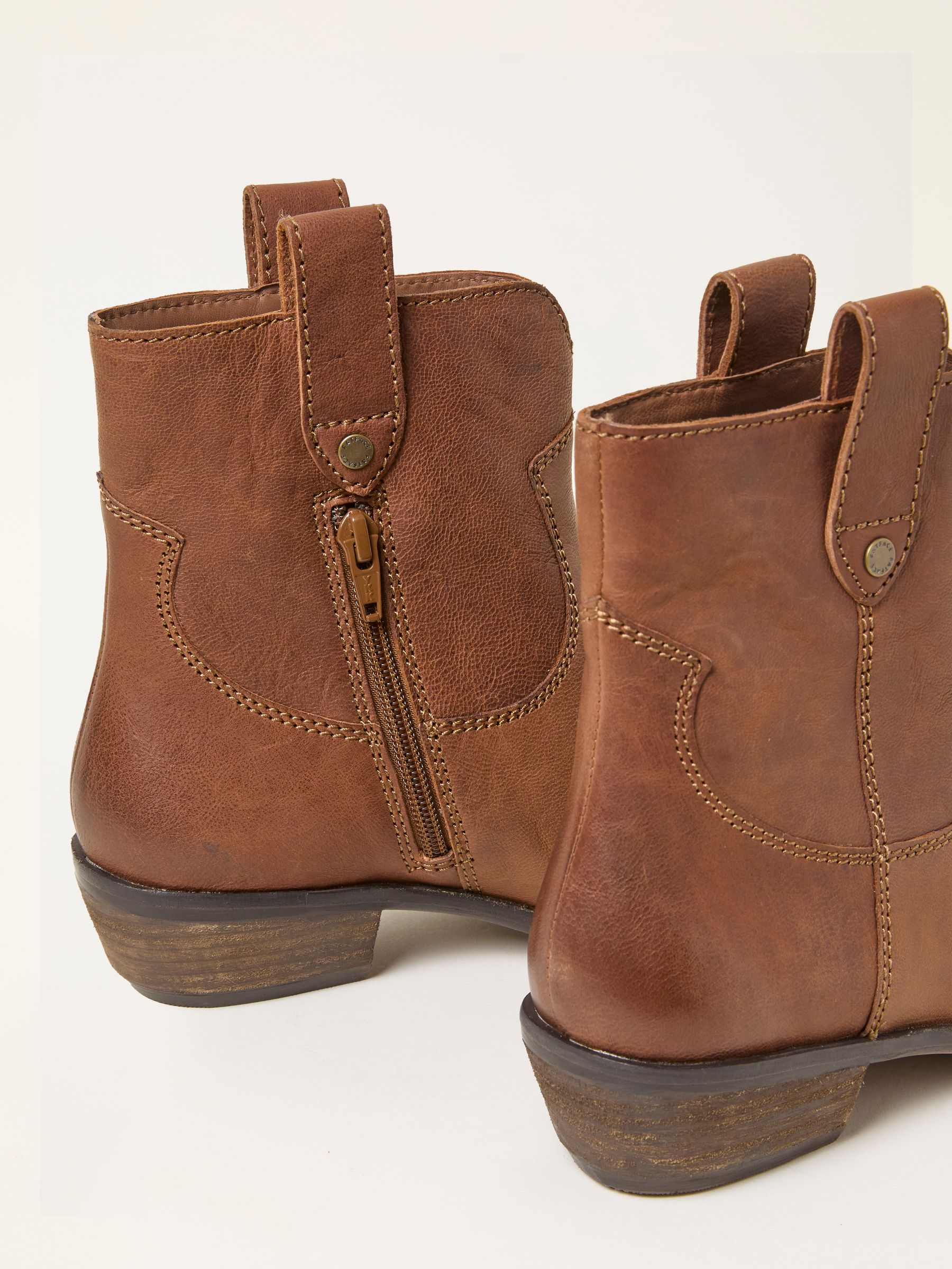 Remi Tan Brown Wide Fit Ankle Boot - Image 2 of 3