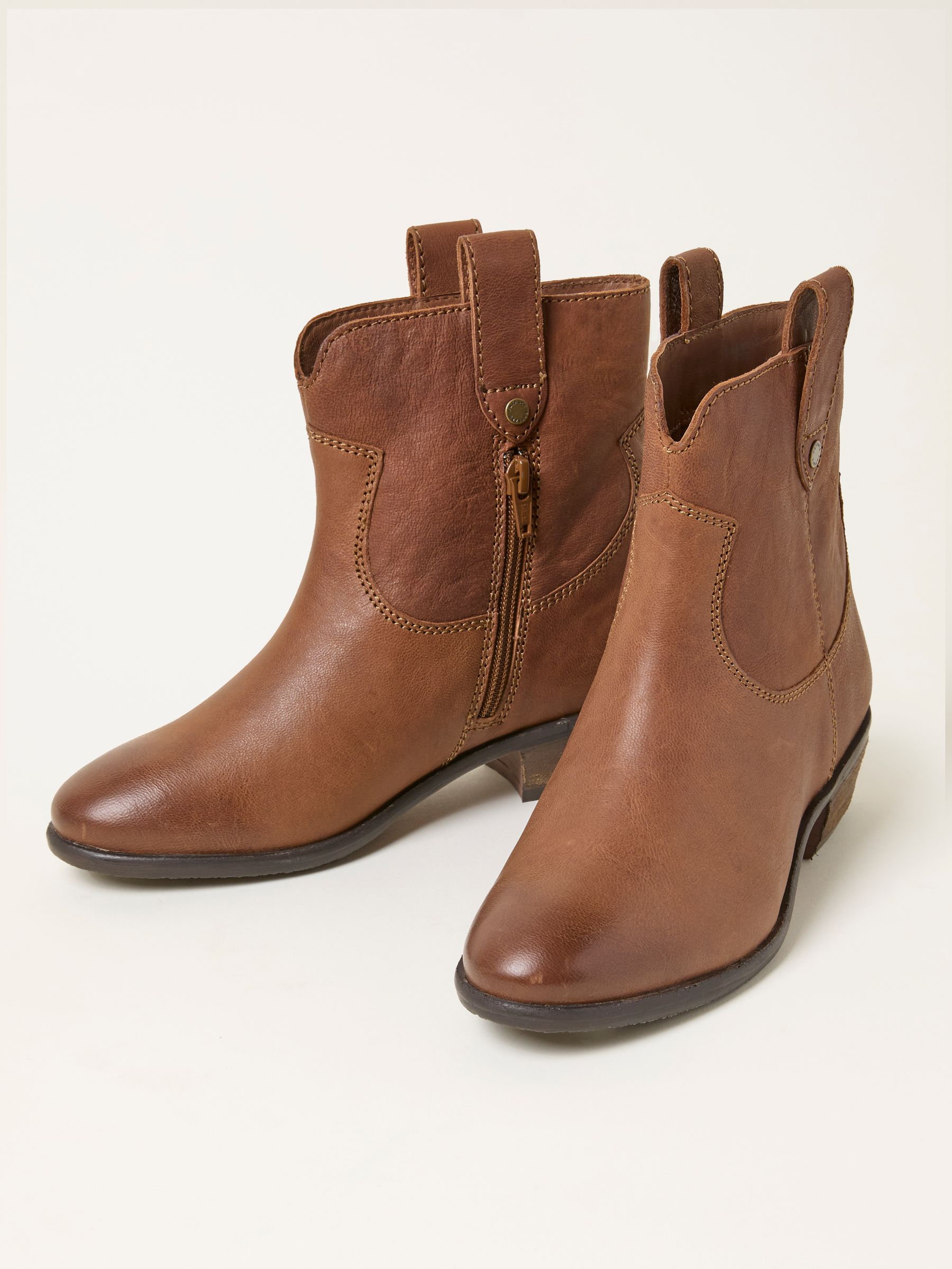 Remi Tan Brown Wide Fit Ankle Boot - Image 3 of 3