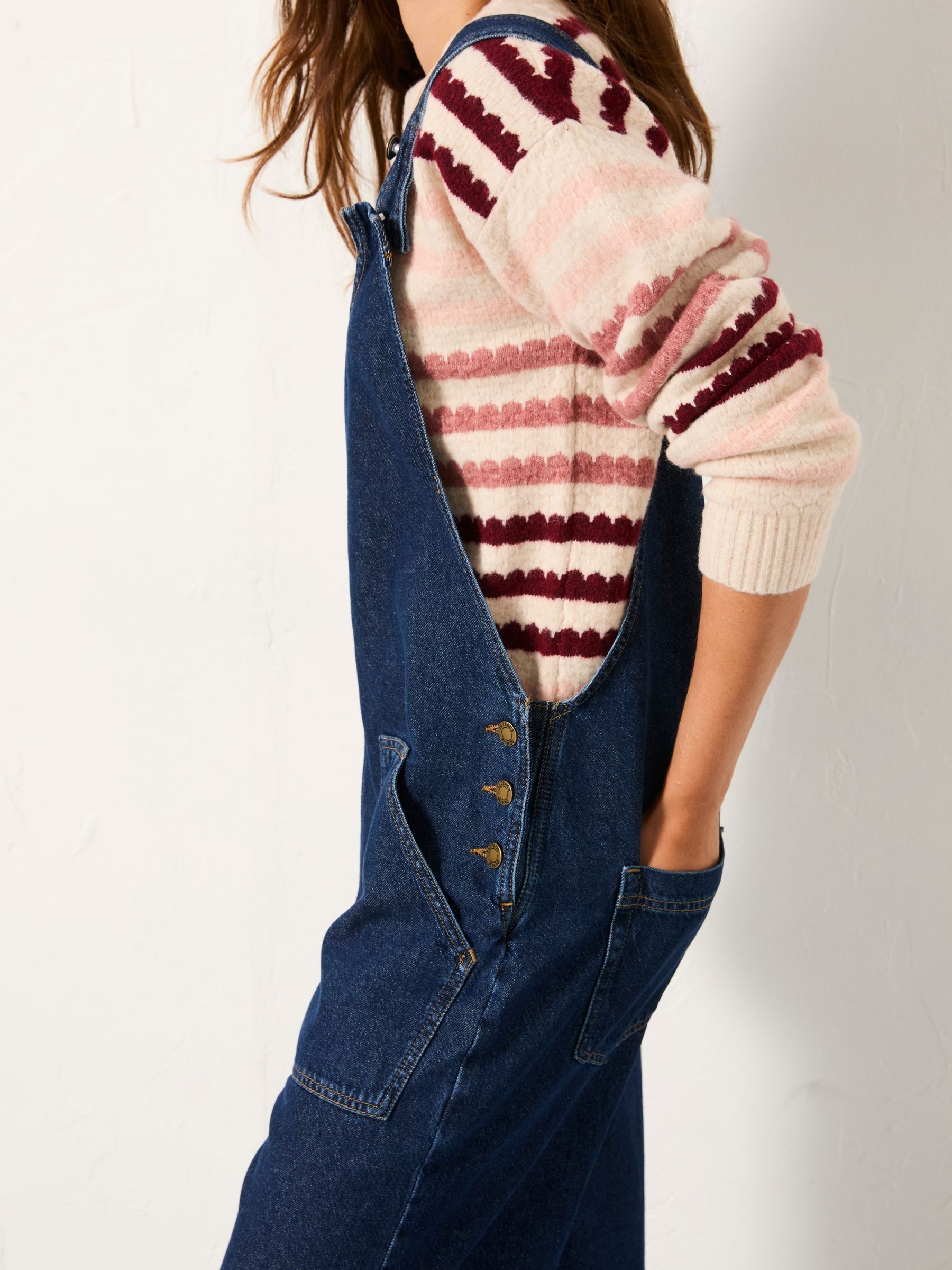 Raffles Blue Denim Dungaree - Image 6 of 7