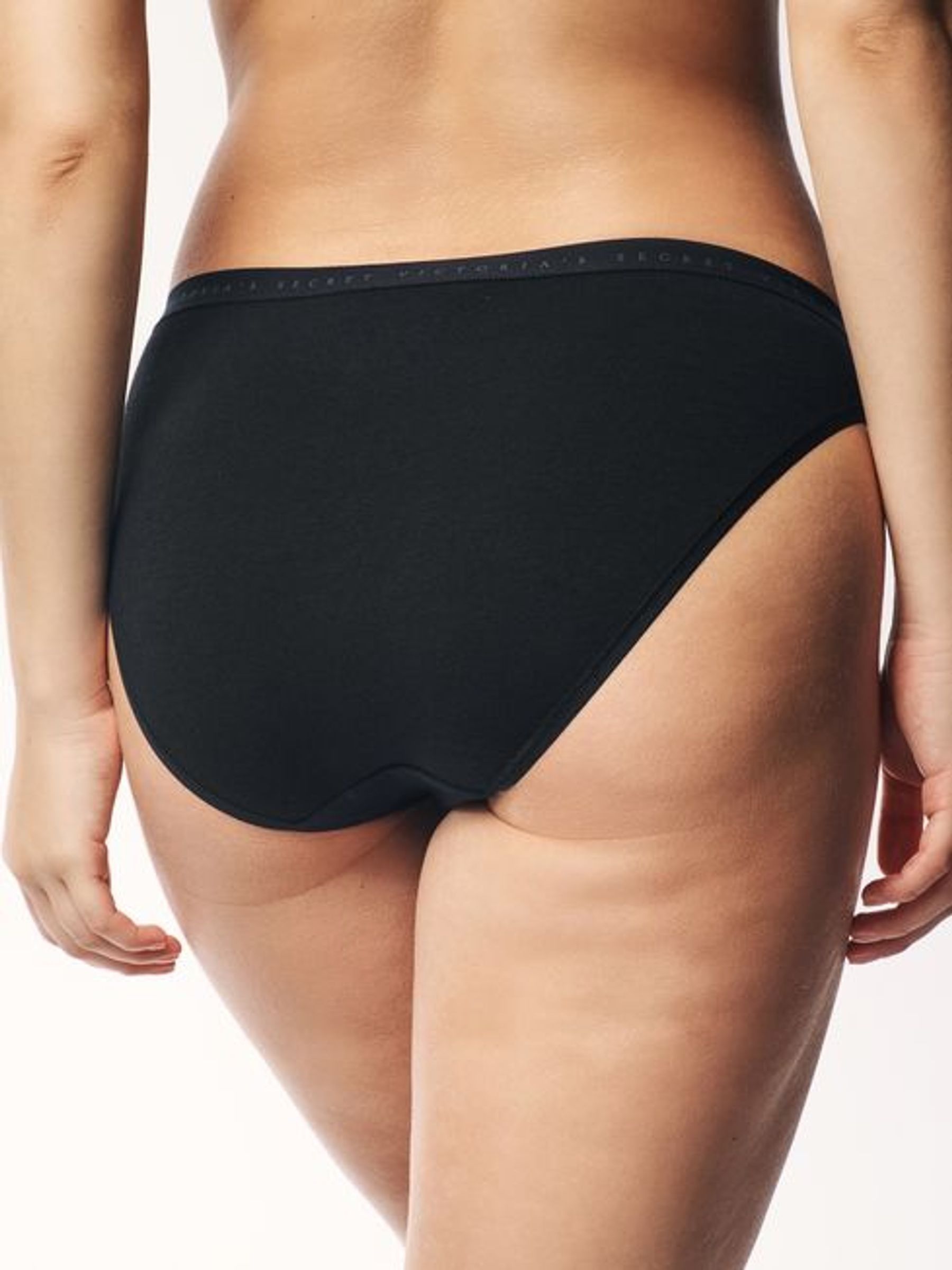 Black Bikini Logo 4 Pack Knickers - Image 5 of 7