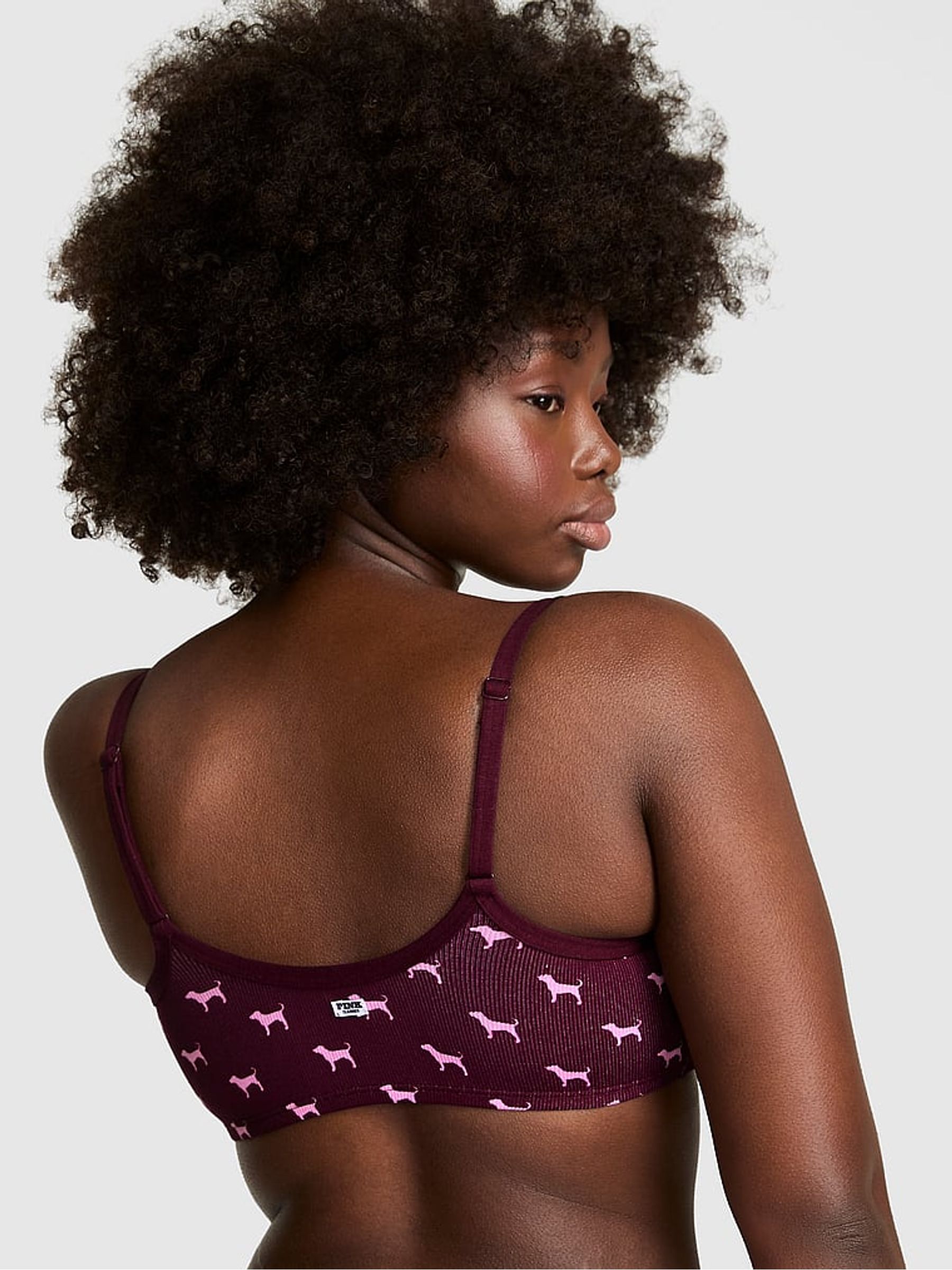 Purple Rose Bralette Scoop Bralette - Image 2 of 3