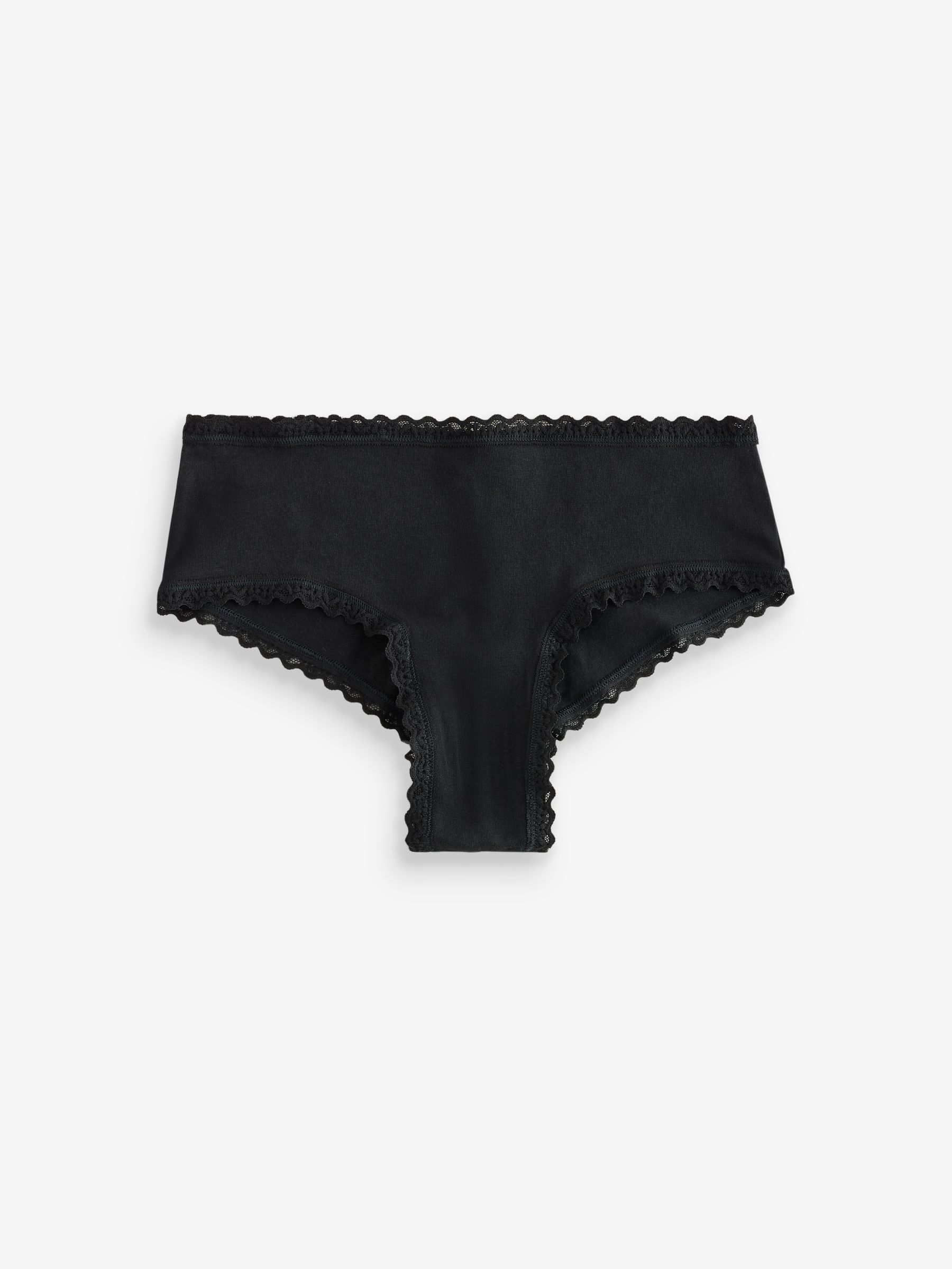 White/Pink/Black/Grey Cheeky 7 Pack Lace Trim Knickers - Image 12 of 12 White/Pink/Black/Grey Cheeky 7 Pack Lace Trim Knickers - Image 12 of 12