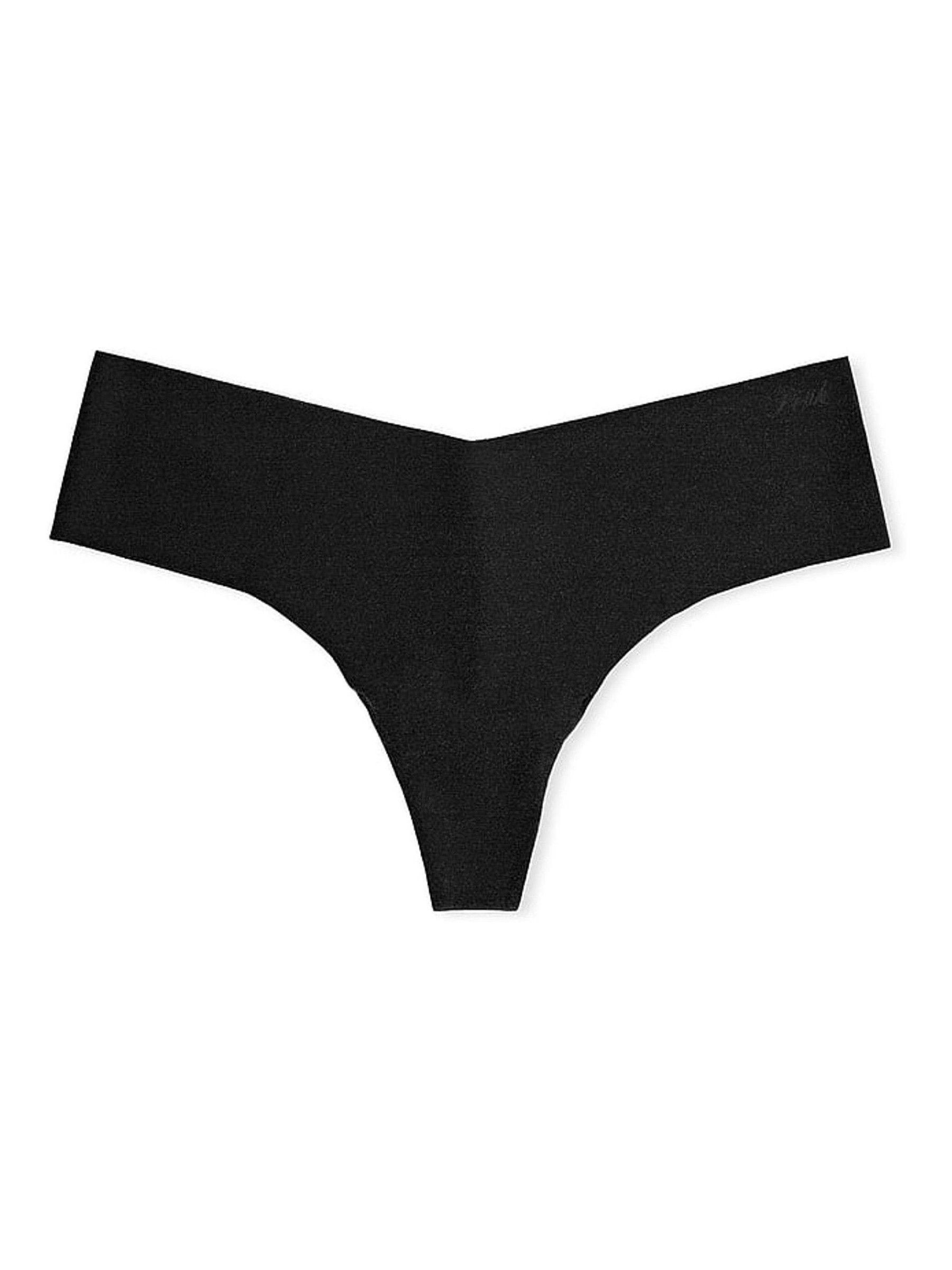 Black/White/Nude/Brown/Blue Thong Knickers 5 Pack - Image 4 of 4