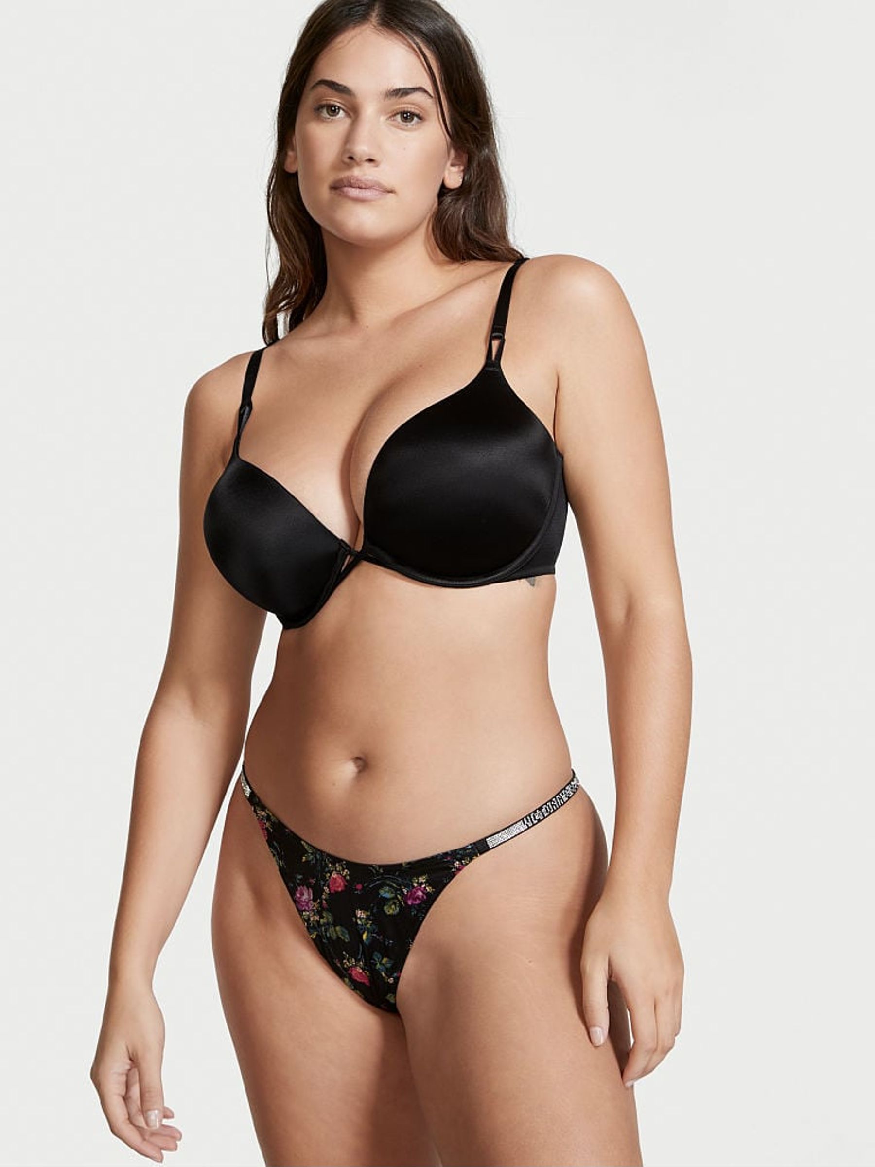 Black Add 2 Cups Push Up Bombshell Bra - Image 5 of 6