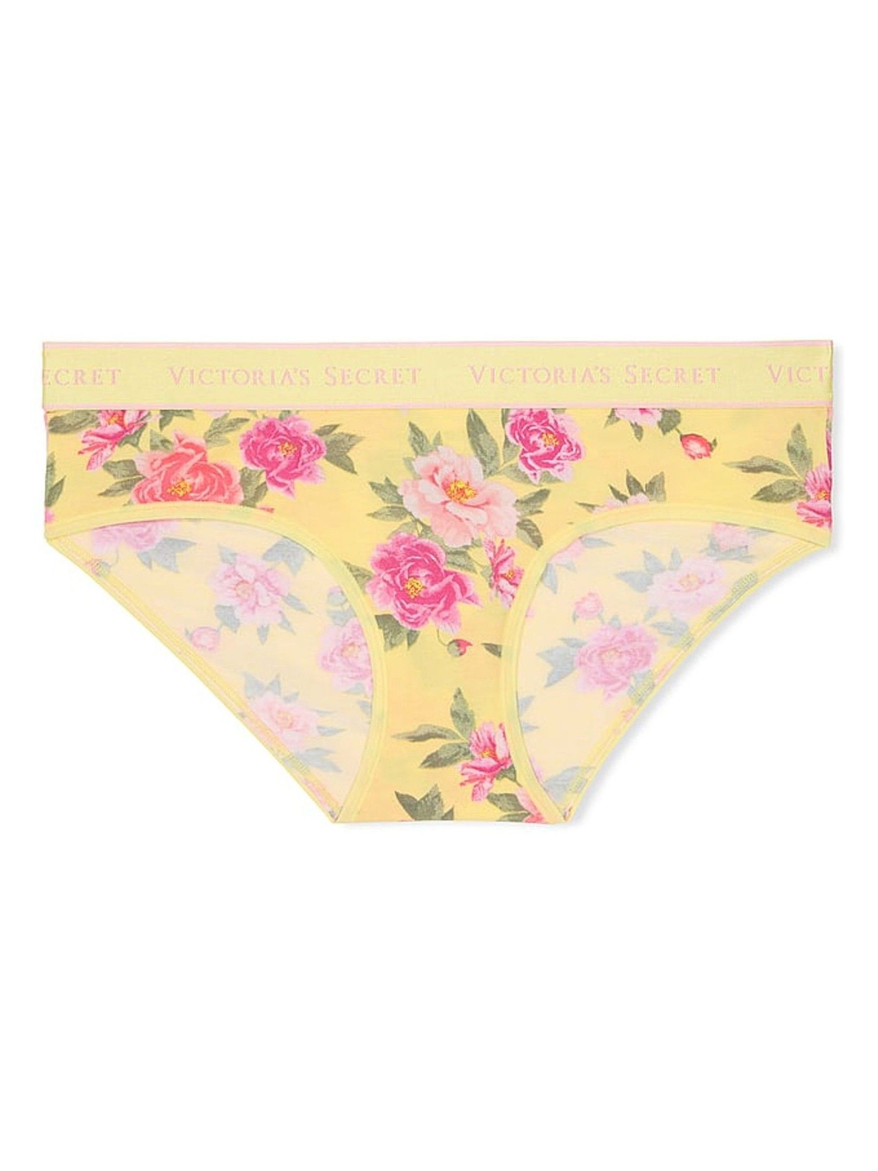 Yellow Floral Hipster Logo Knickers - Image 3 of 3