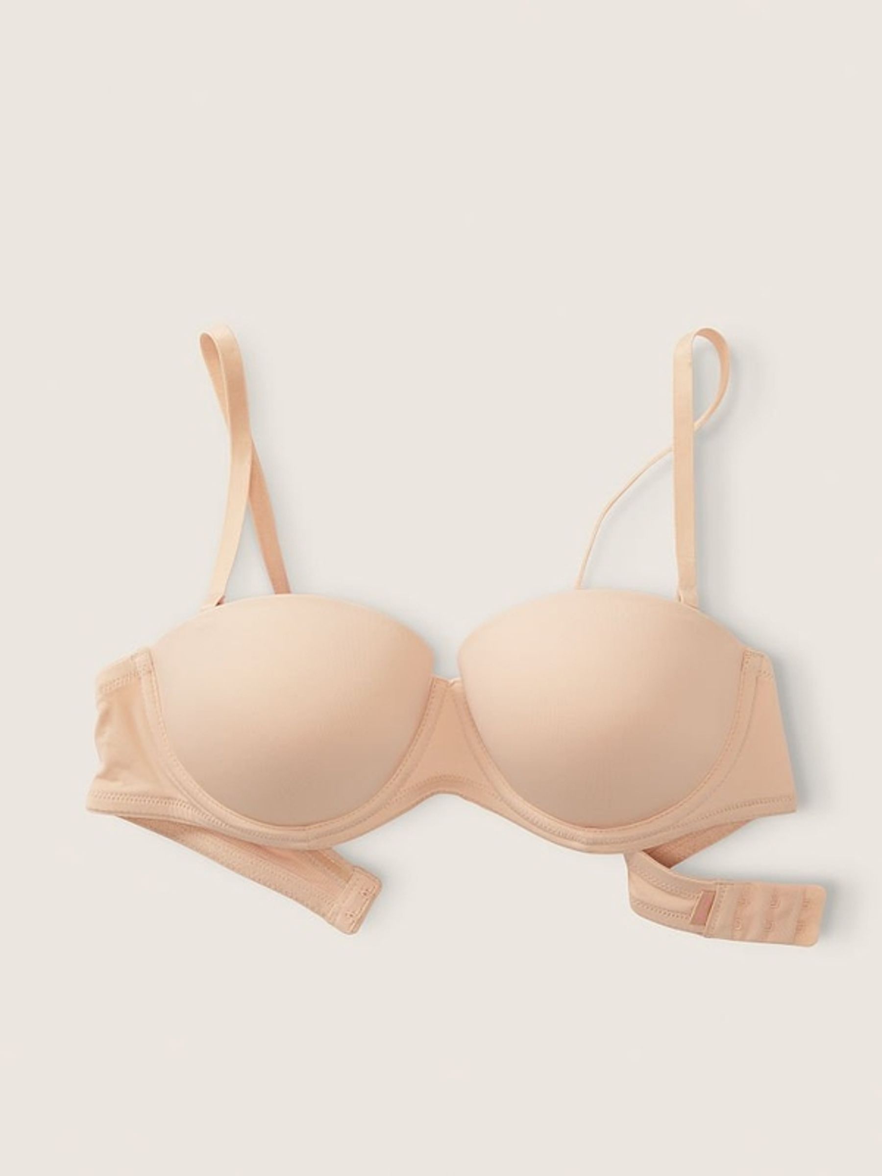 Beige Nude Strapless Multiway Push Up Bra - Image 3 of 5