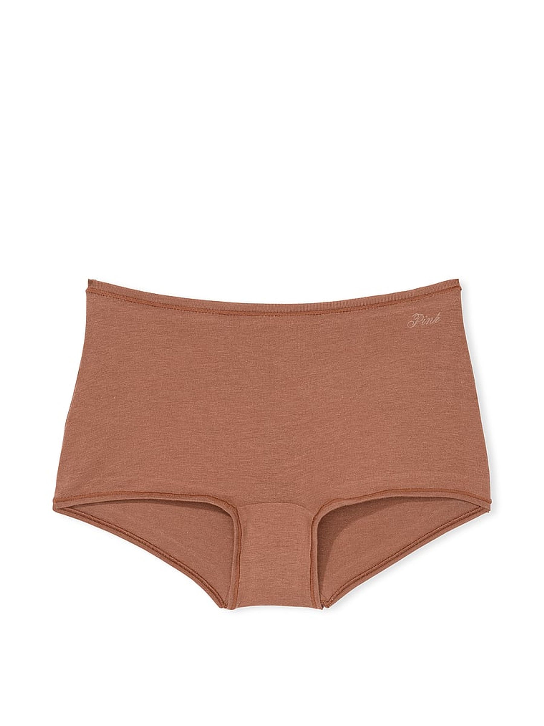 Caramel Nude Short Cotton Knickers - Image 3 of 3