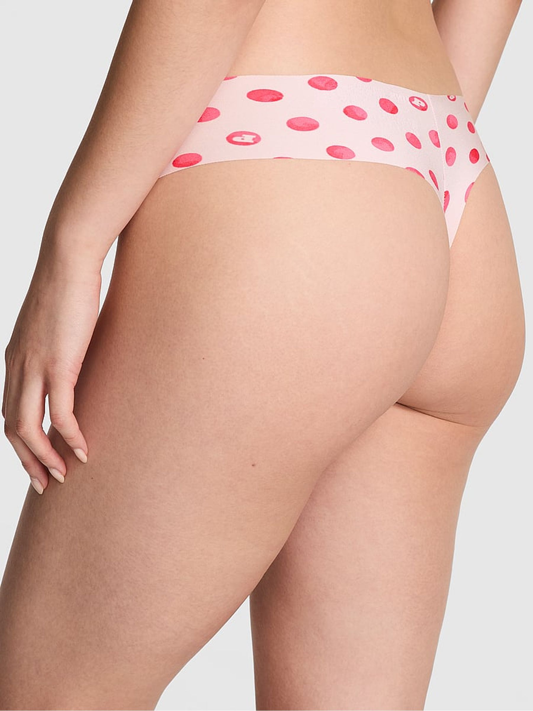 Pink Dot Thong No Show Knickers - Image 2 of 3
