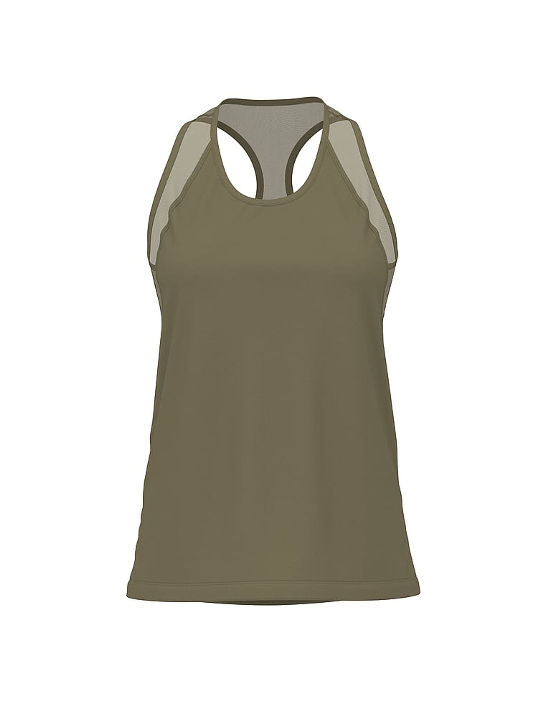 Desert Cactus Green Racerback Mesh Tank Top - Image 3 of 3