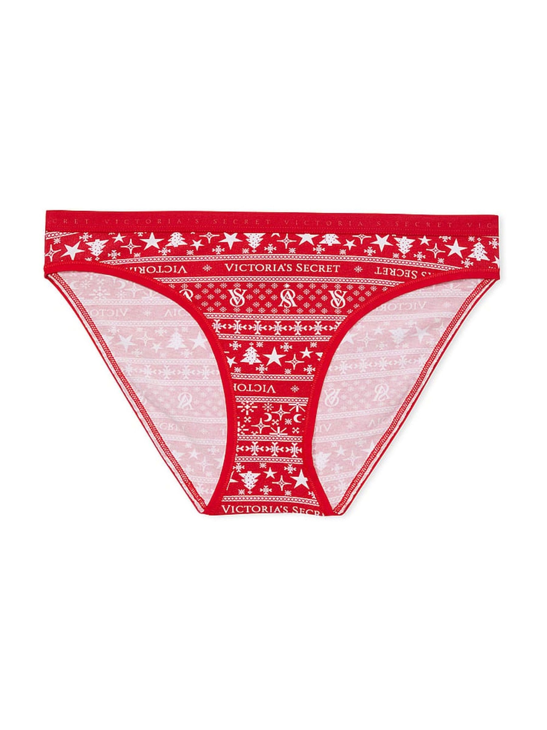 Red Fairisle Bikini Knickers - Image 1 of 1