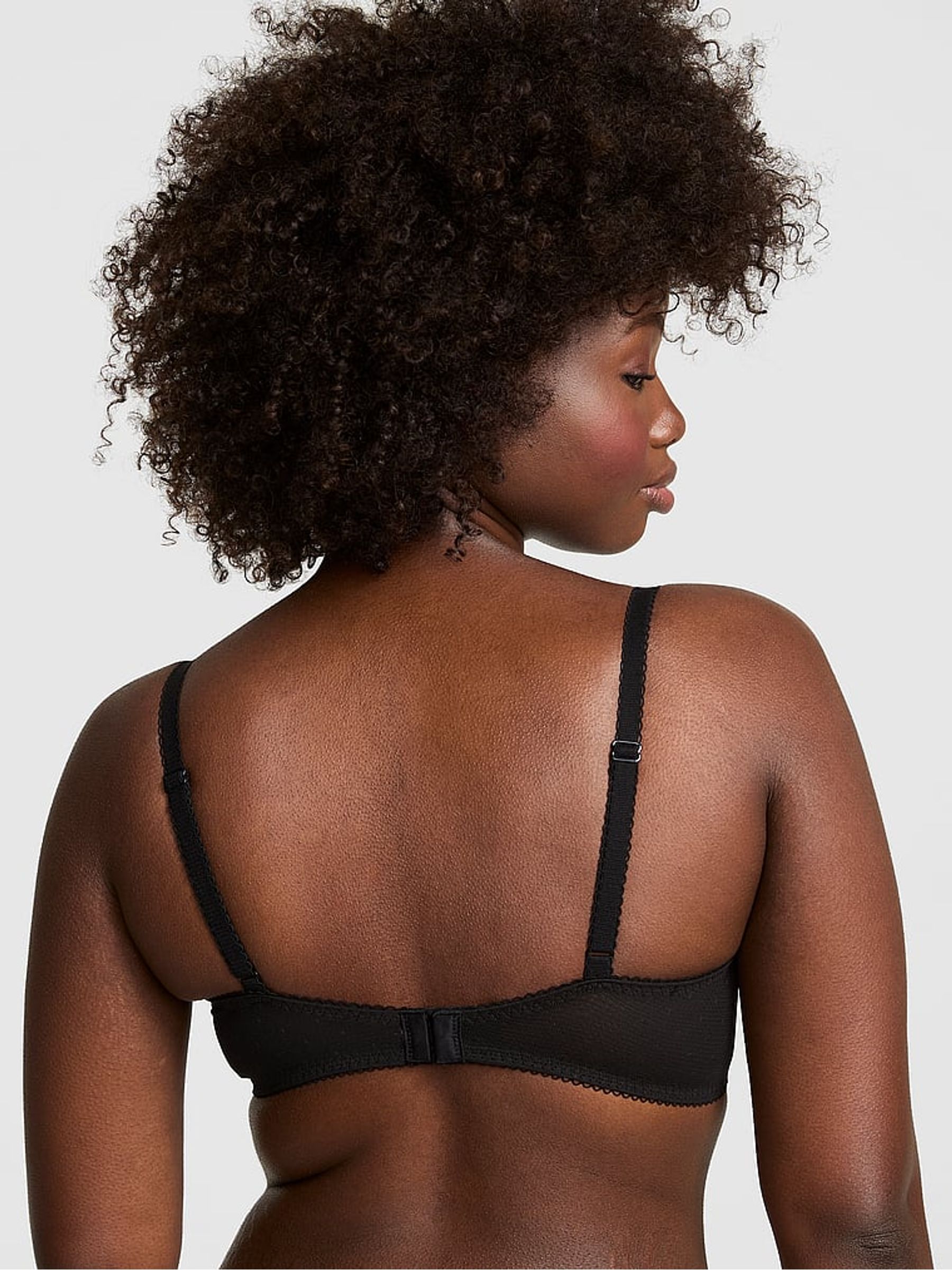 Black Spider Web Embroidery Bra - Image 2 of 2