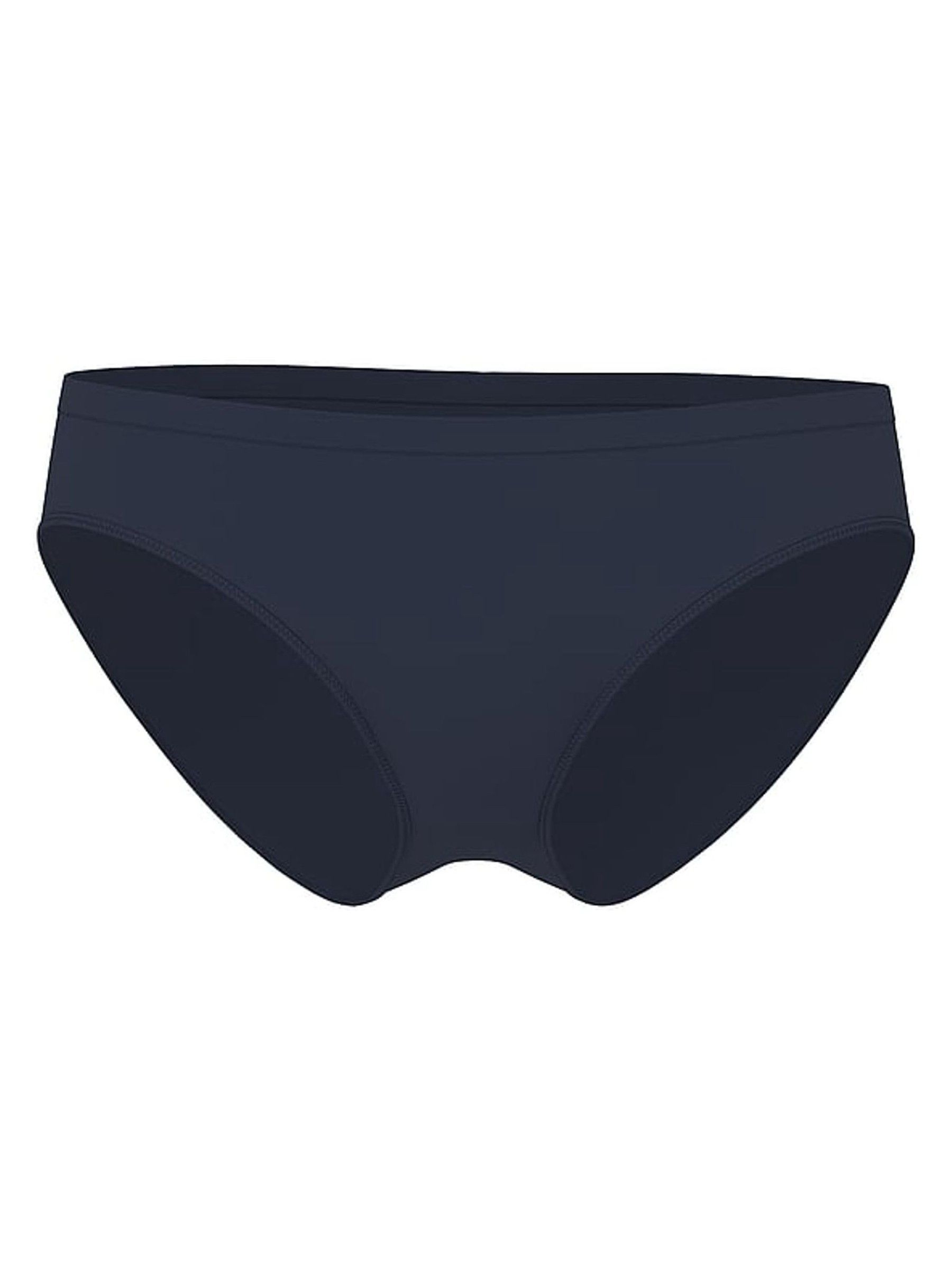 Noir Navy Blue Bikini Seamless Scoop Thong Knickers - Image 3 of 3