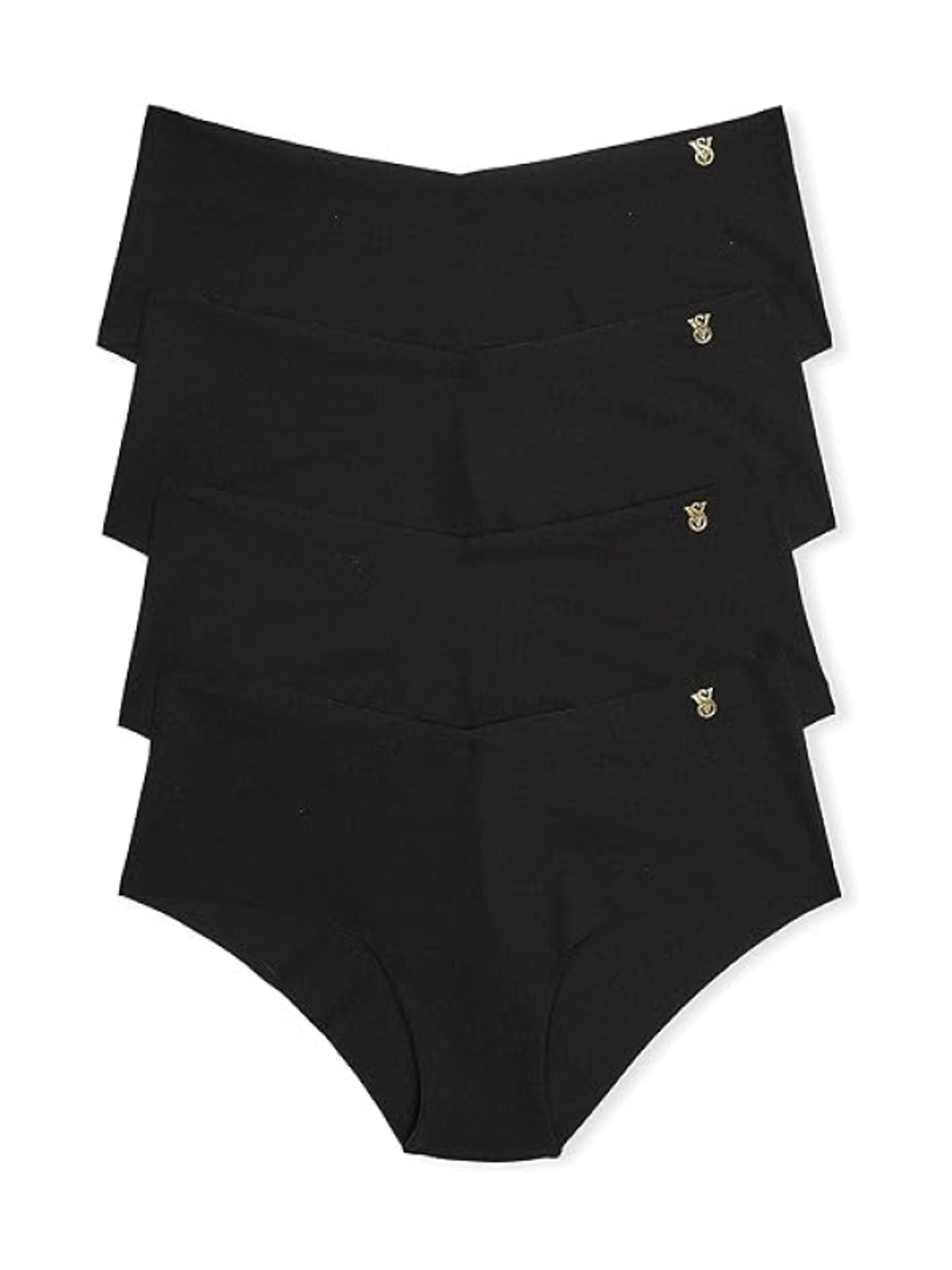 Black Cheeky 4 Pack Knickers - Image 1 of 8