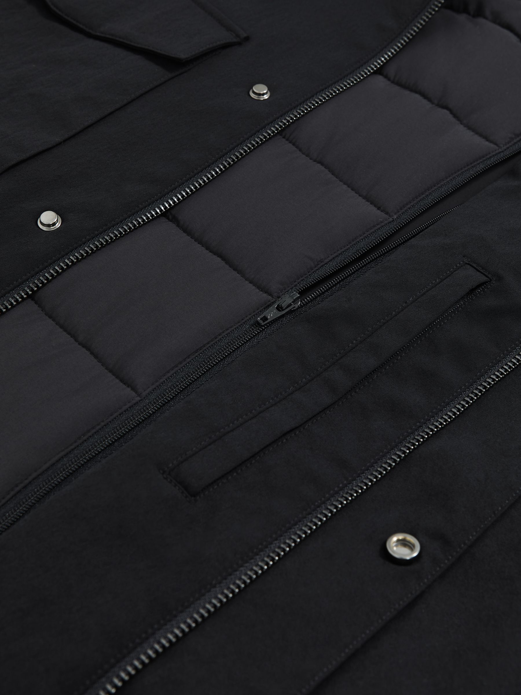 Removable-Gilet Safari Jacket in Navy - Image 7 of 7