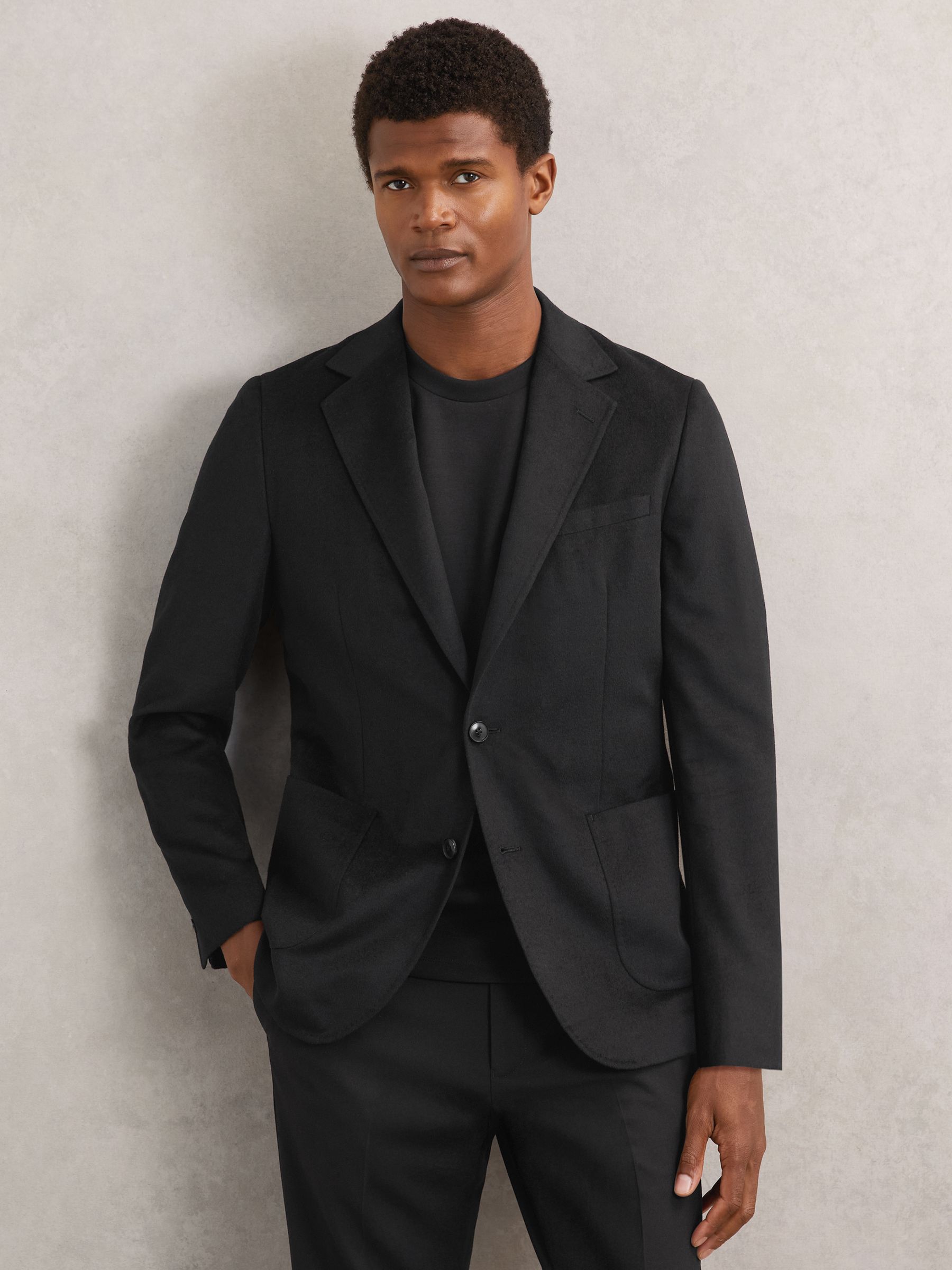 Single Breasted Blazer With Gilet Insert Regular-Fit in Black - Image 5 of 7