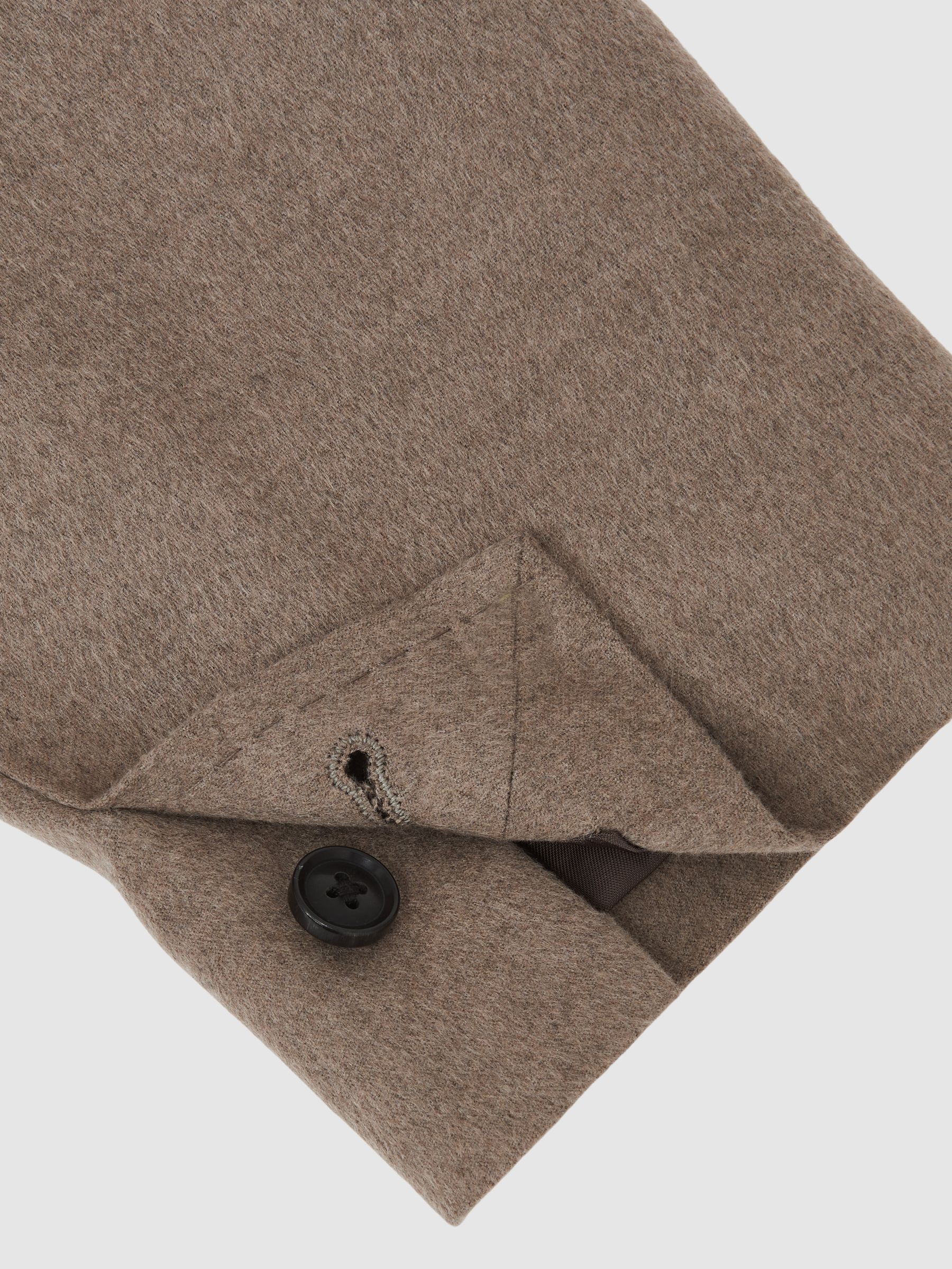 Single-Breasted Blazer With Gilet Insert Tailored-Fit in Mocha Brown - Image 7 of 9